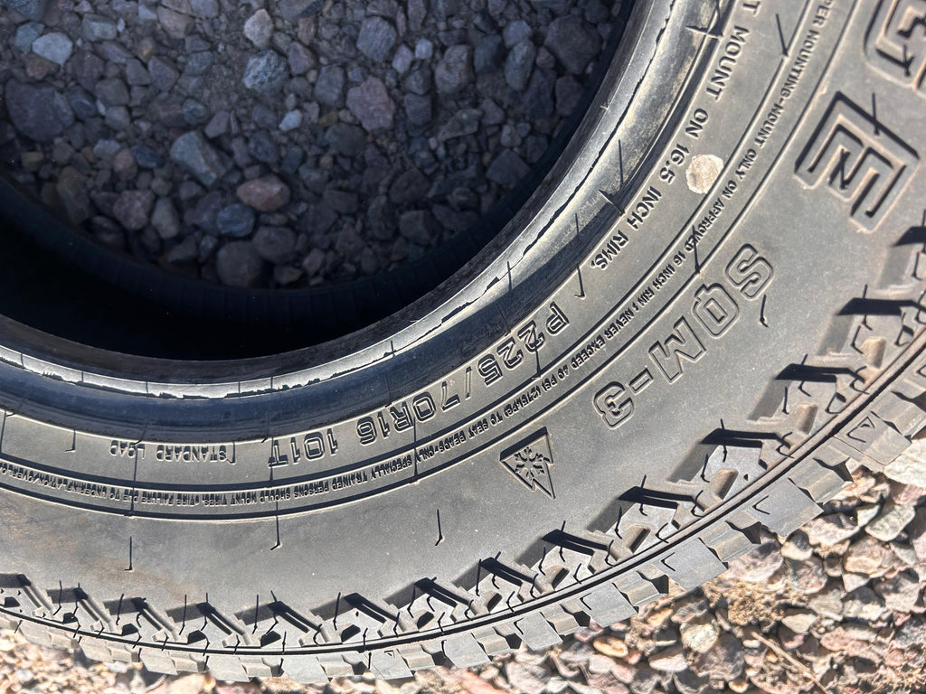 225/70R16 Single (1 Used Tire) Mazama Open Range