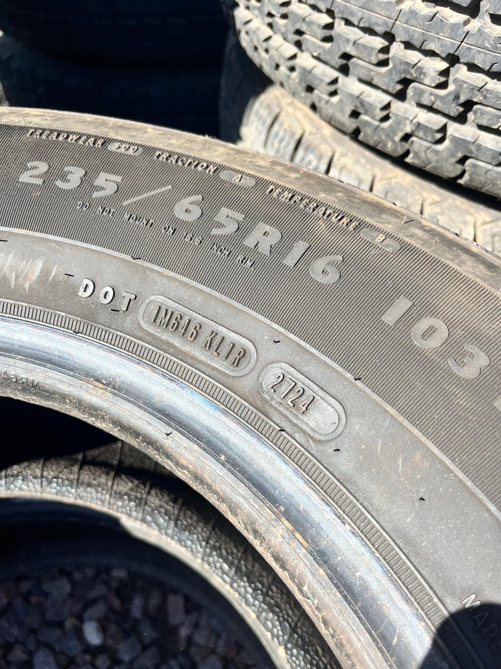 235/65R16 Single (1 Used Tire) Douglas Touring