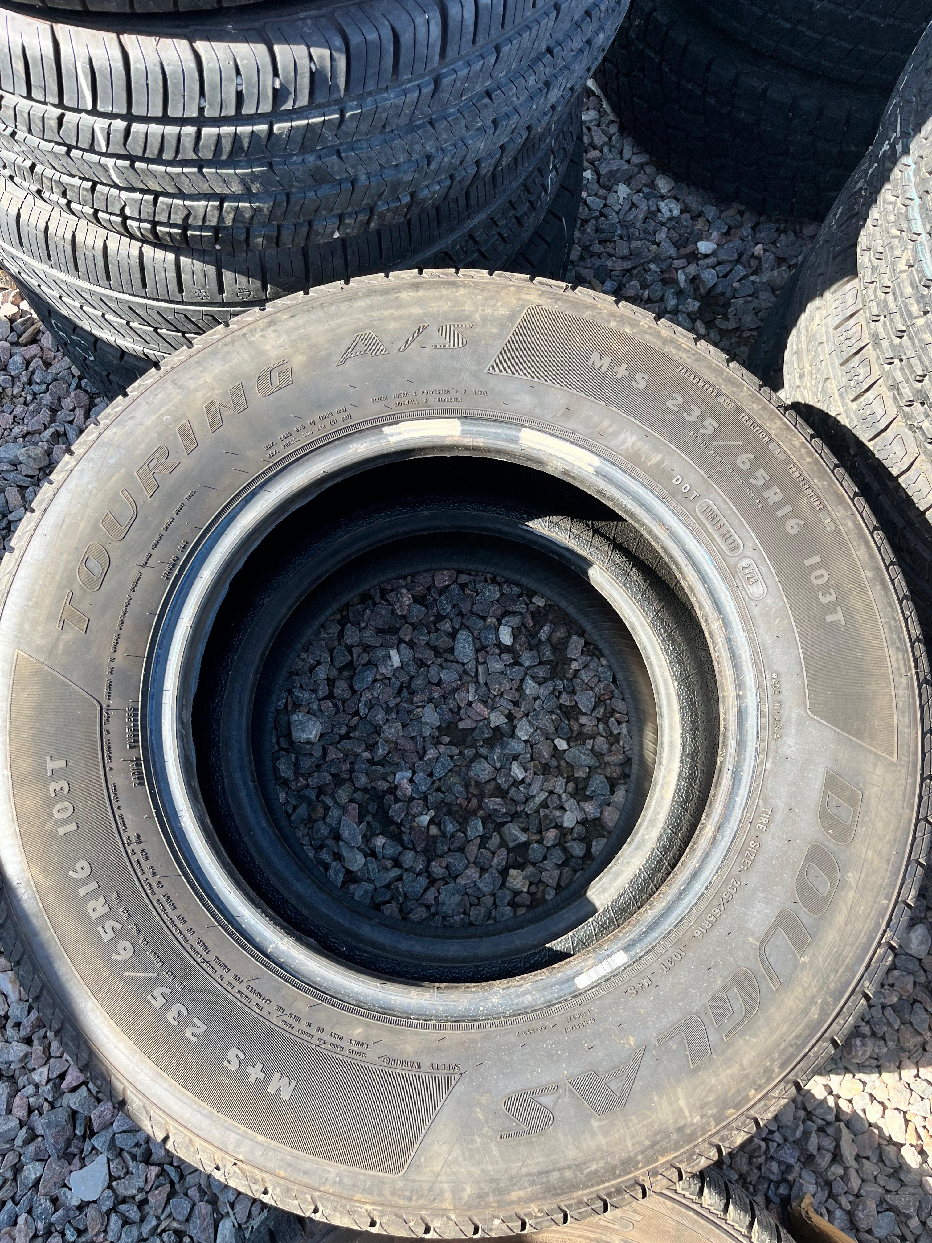 235/65R16 Single (1 Used Tire) Douglas Touring
