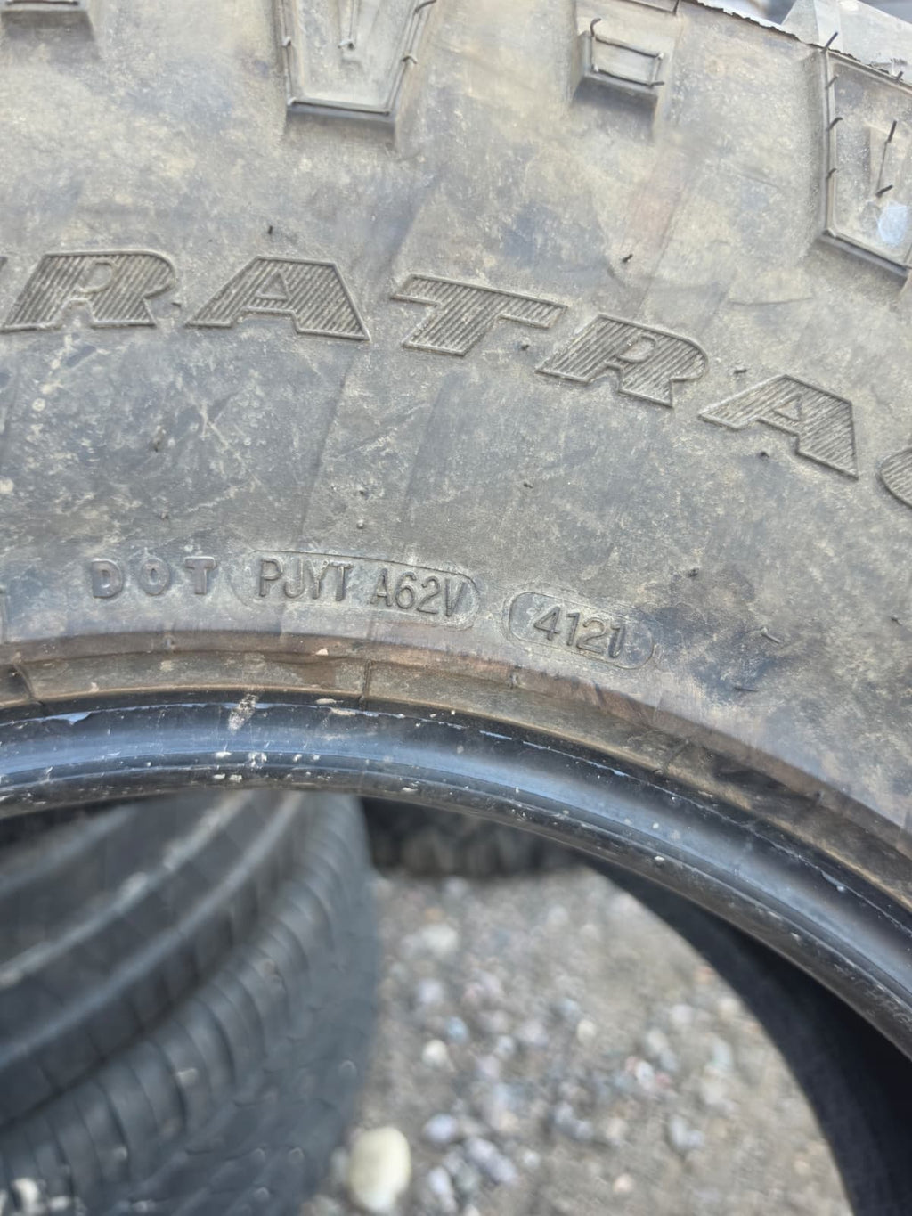 LT285/75R18 Single (1 Used Tire) Goodyear Wrangler DuraTrac