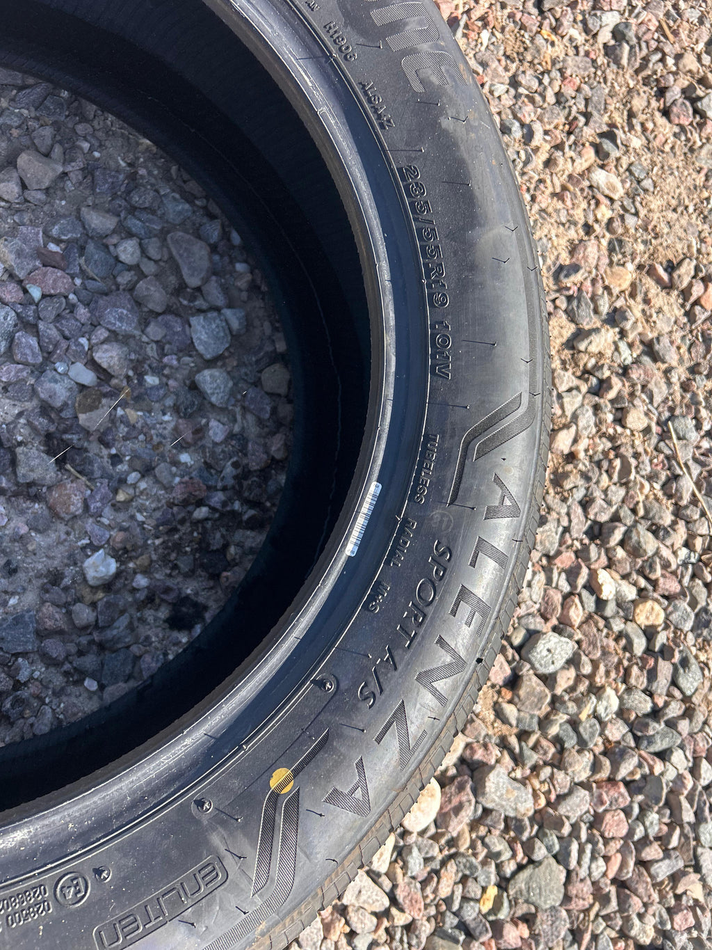 235/55R19 Single (1 Used Tire) Bridgestone Alenza Sport
