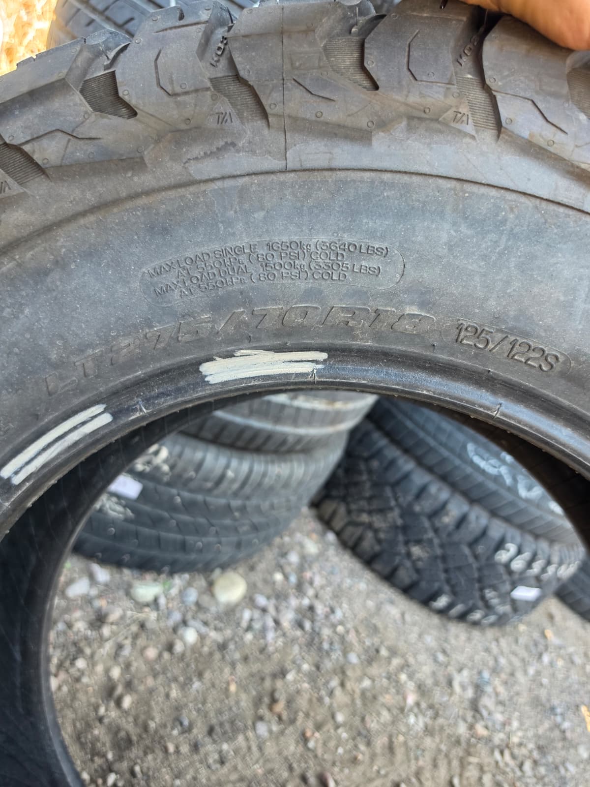 LT275/70R18 Single (1 Used Tire) BF Goodrich K03