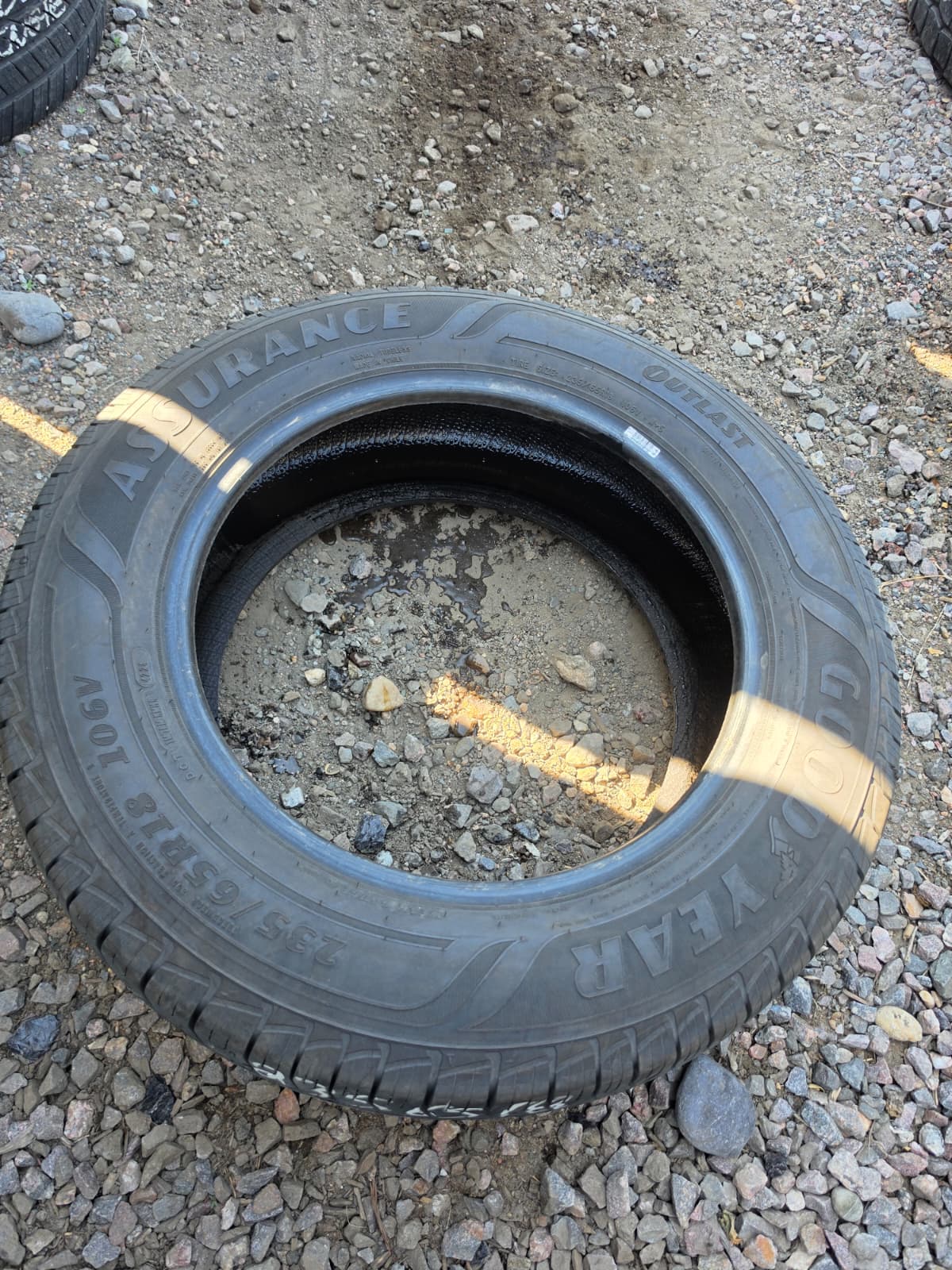 235/65R18 Single (1 Used Tire) Goodyear Assurance Outlast