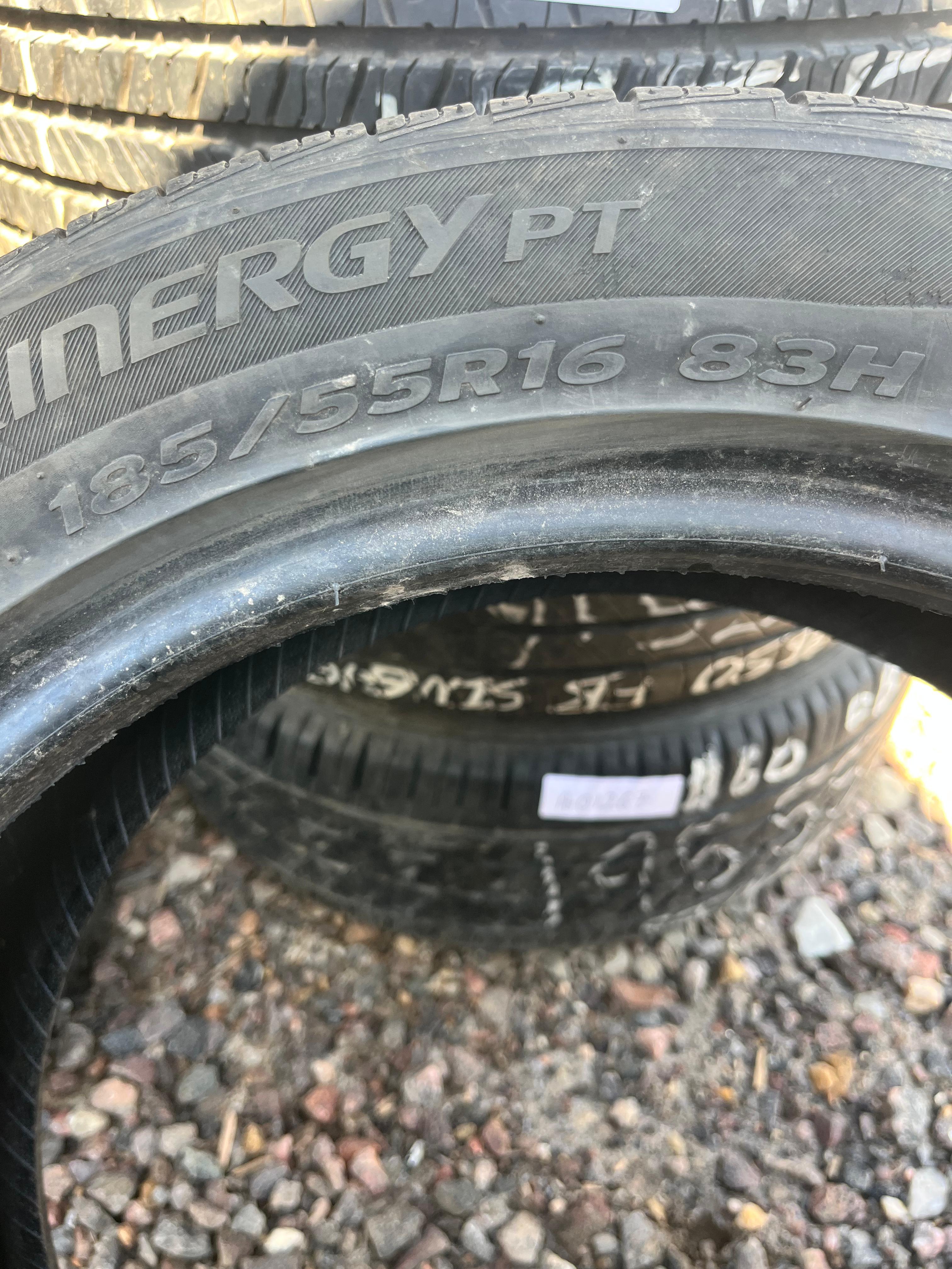 185/55R16 Single (1 Used Tire) Hankook Kinergy PT