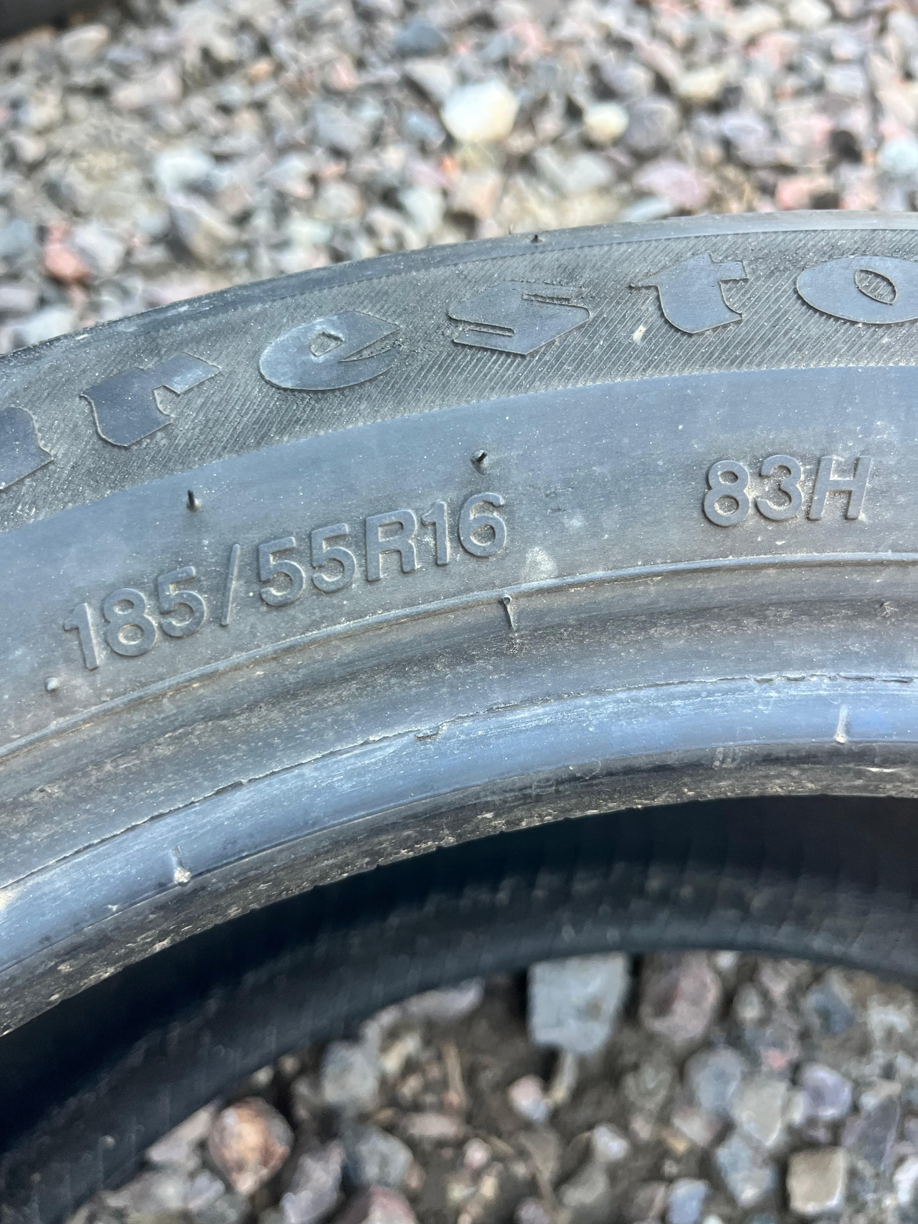 185/55R16 Single (1 Used Tire) Firestone FR(740)