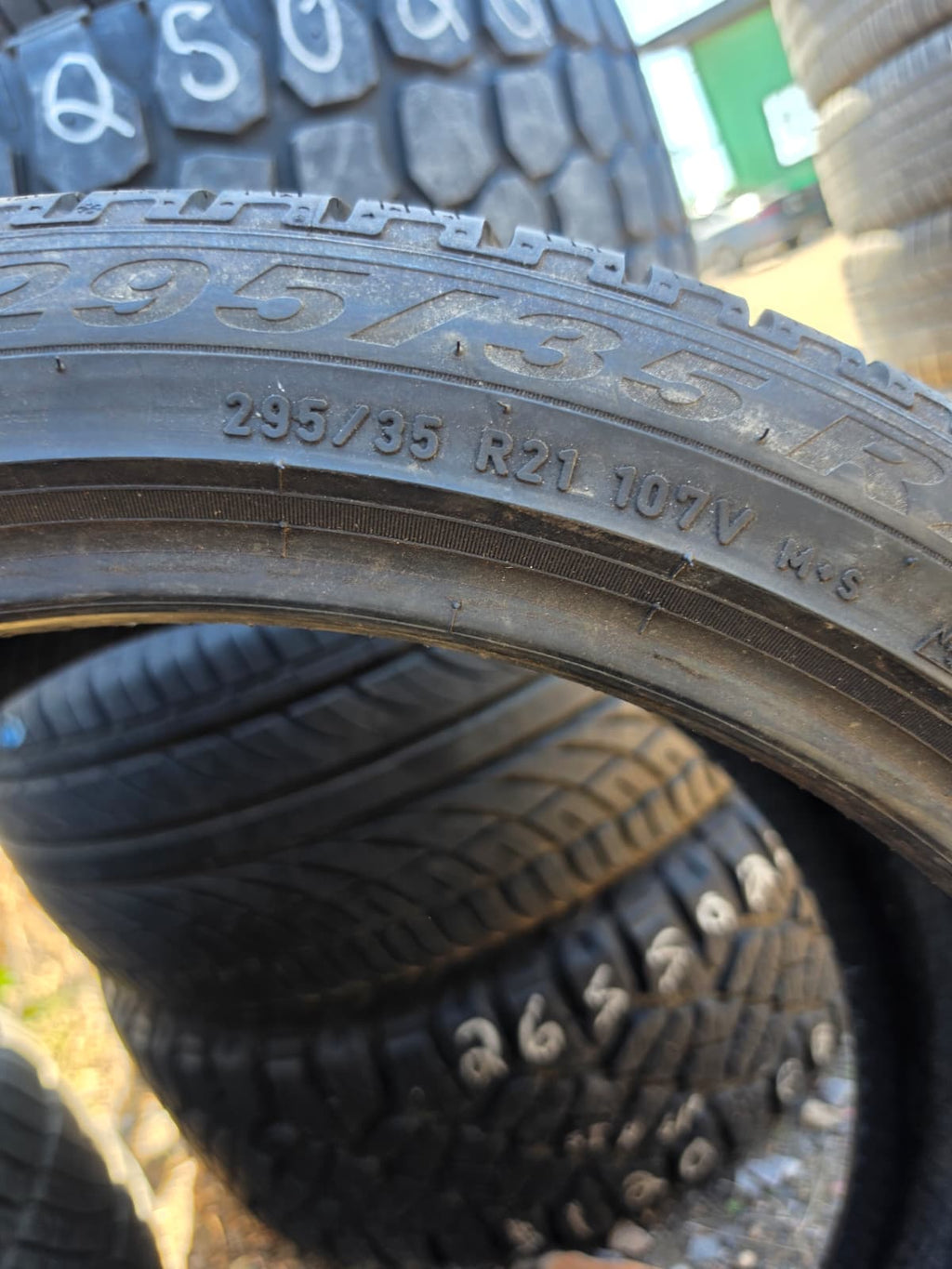 295/35R21 Single (1 Used Tire) Pirelli Scorpion Winter