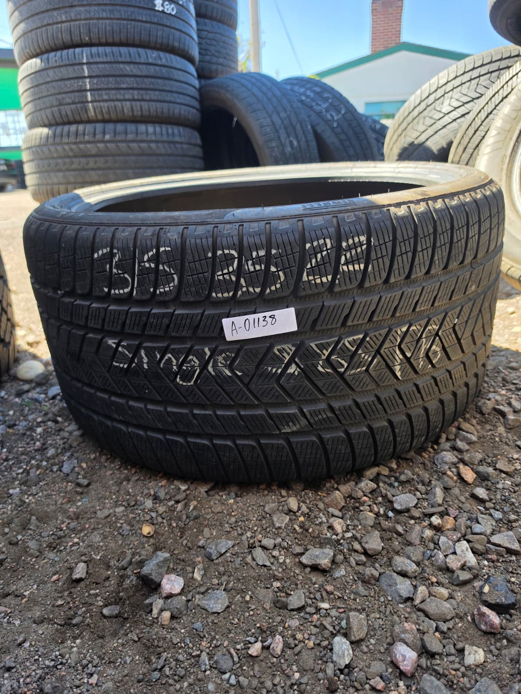 315/30R22 Single (1 Used Tire) Pirelli Scorpion Winter
