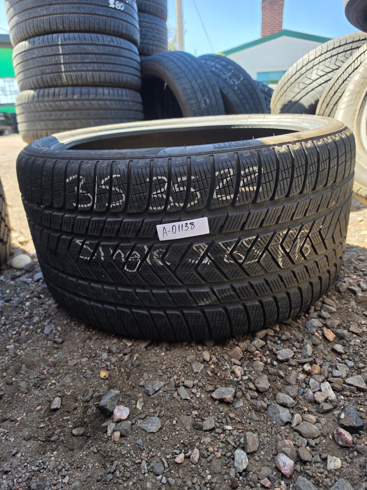 315/30R22 Single (1 Used Tire) Pirelli Scorpion Winter