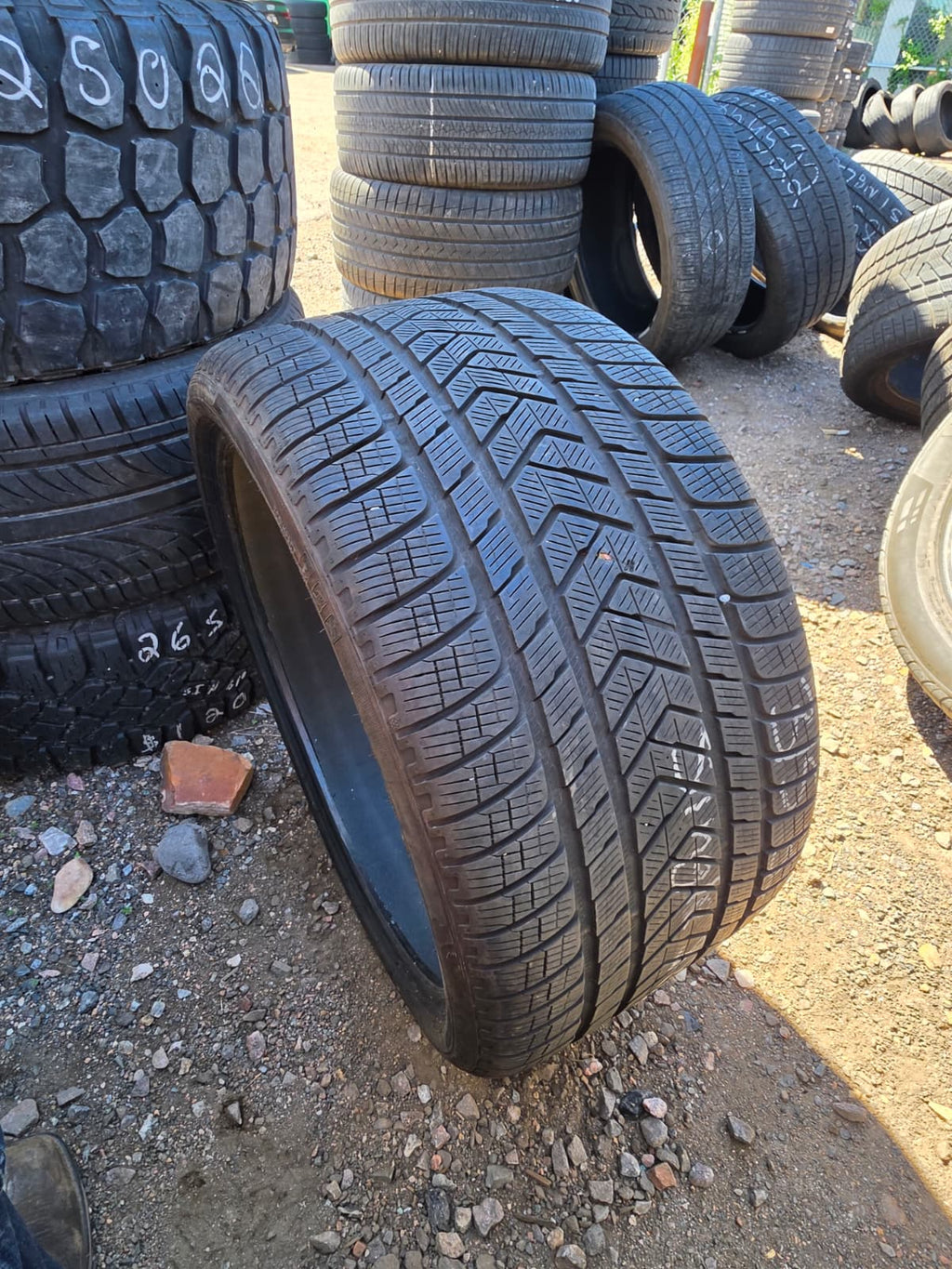 315/30R22 Single (1 Used Tire) Pirelli Scorpion Winter