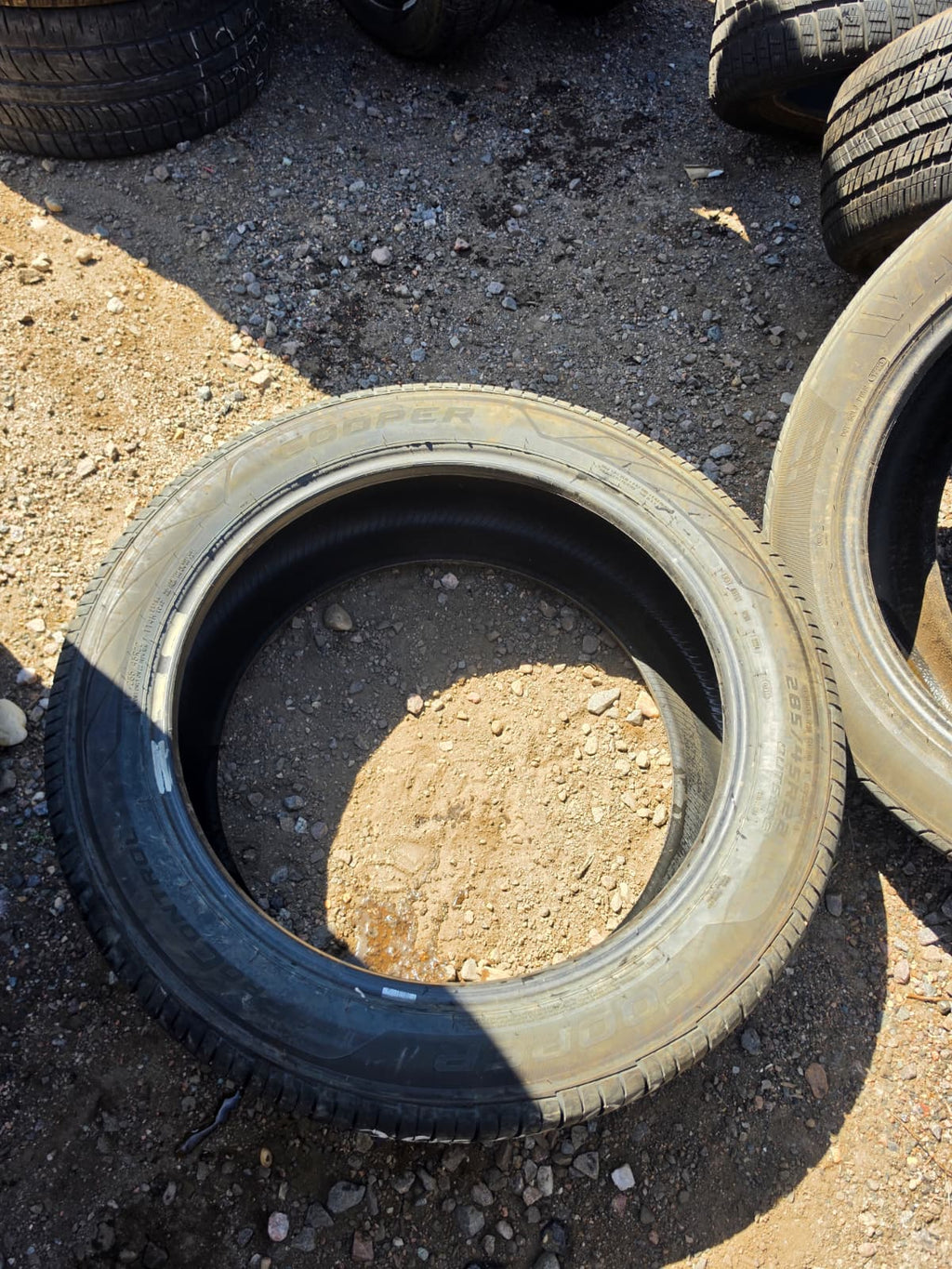 285/45R22 Single (1 Used Tire) Cooper Pro Control