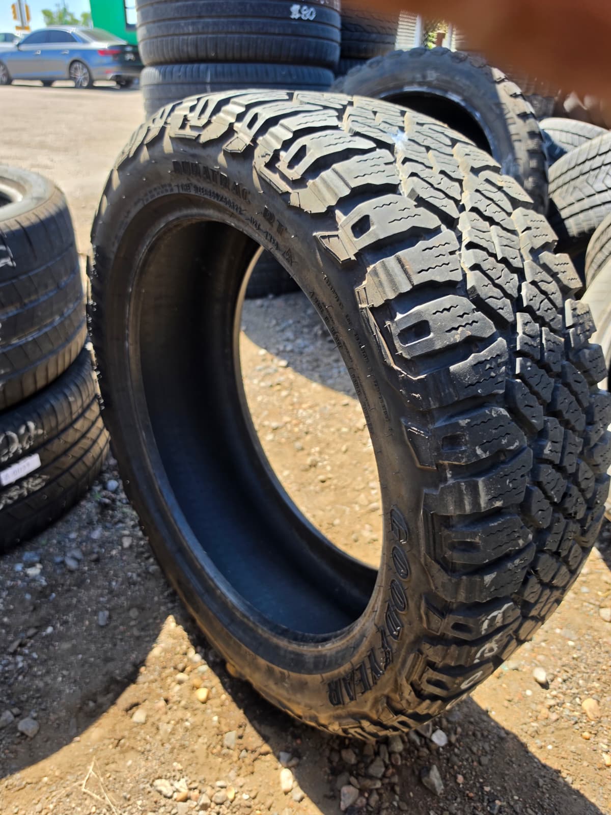 265/50R22 Single (1 Used Tire) Goodyear Wrangler DuraTrac RT