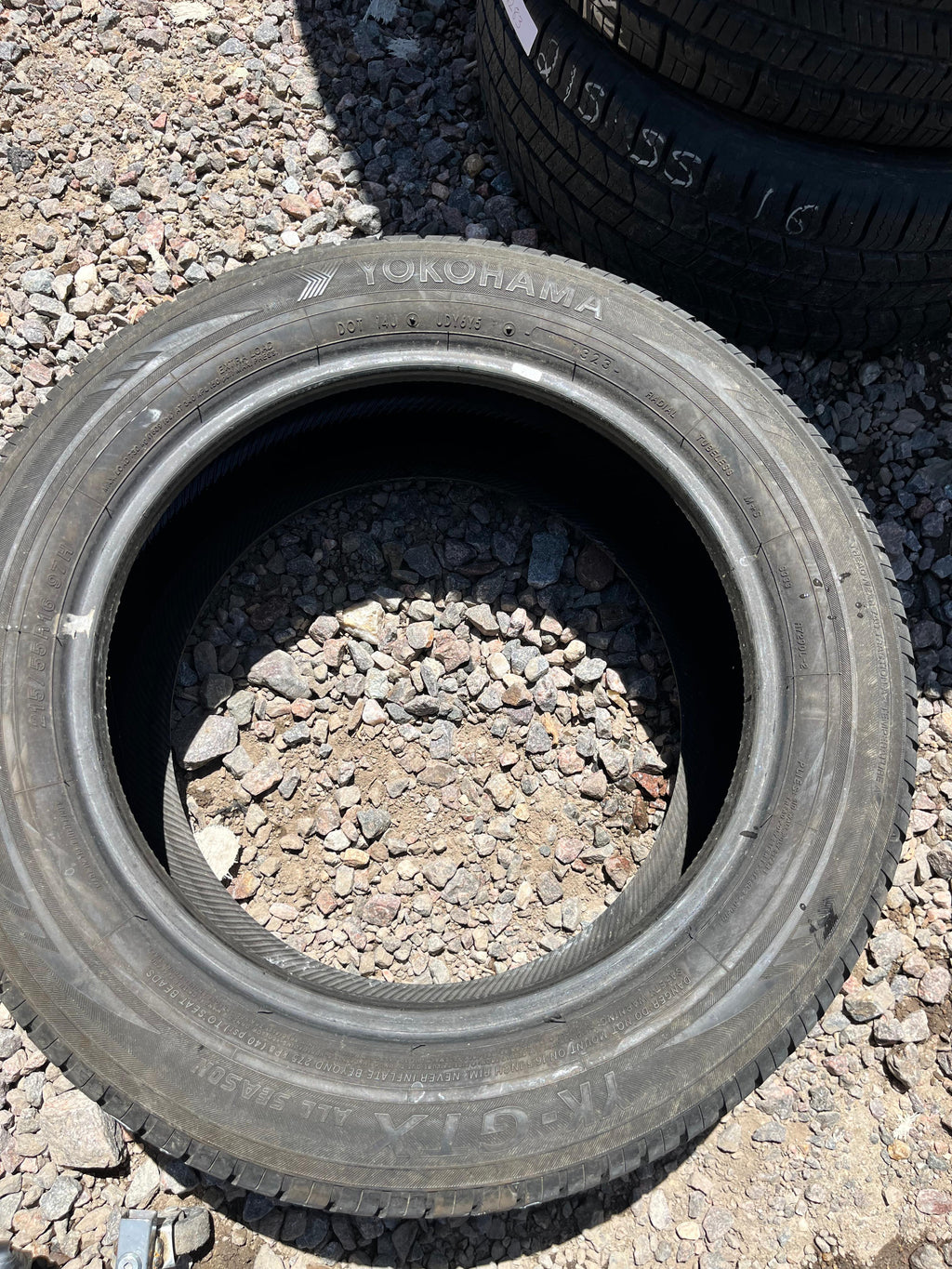 215/55ZR16 Single (1 Used Tire) Yokohama YK-GTX