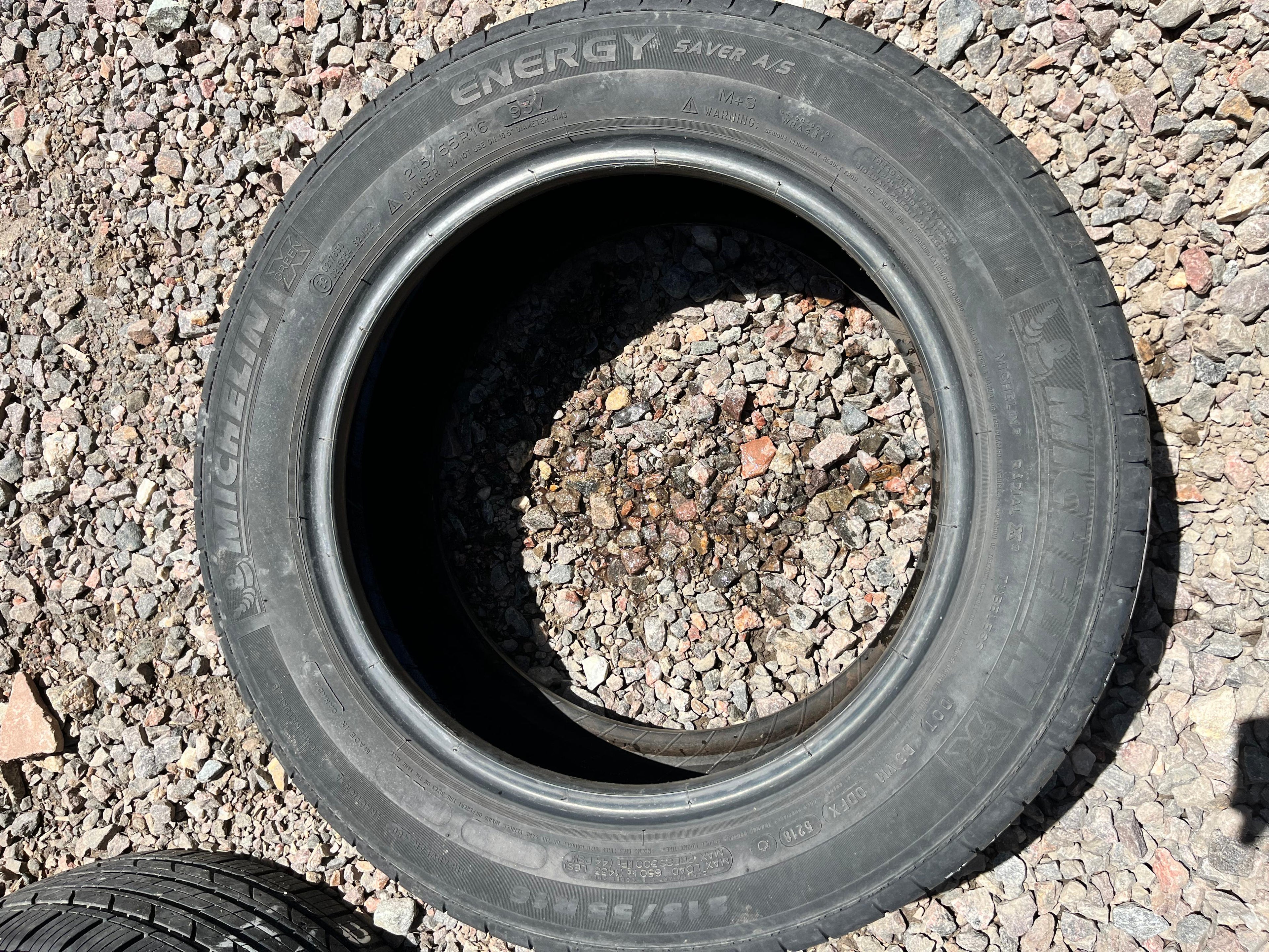215/55ZR16 Single (1 Used Tire) Michelin Energy Save