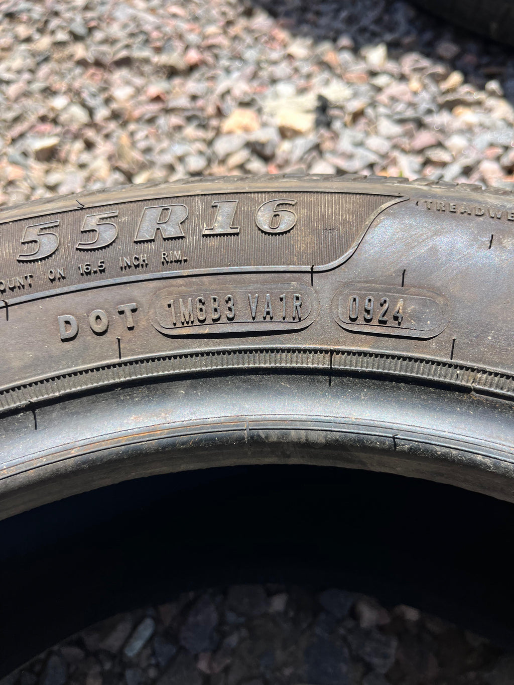215/55ZR16 Single (1 Used Tire) Goodyear Reliant
