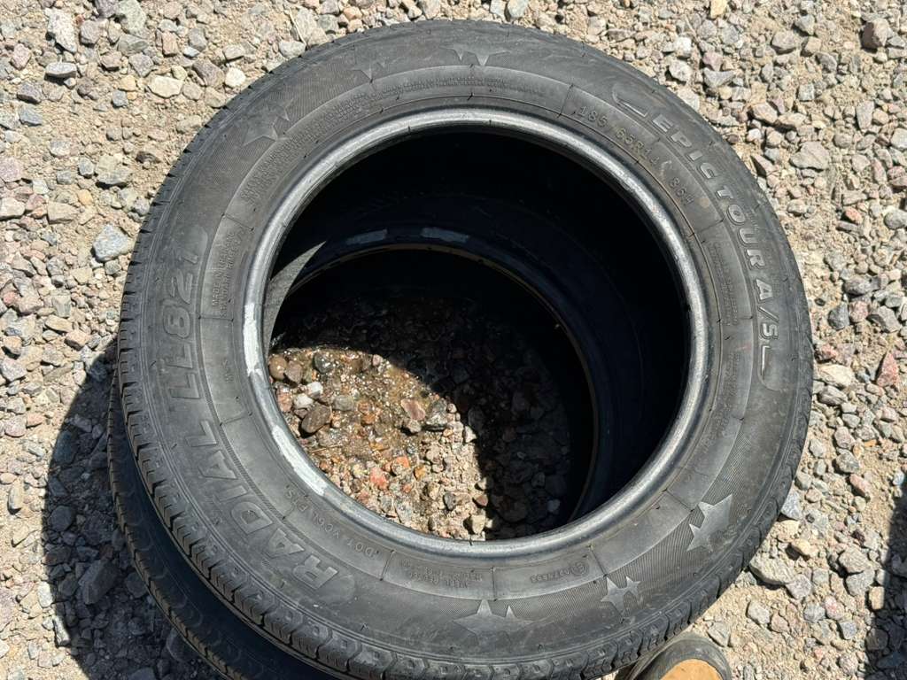 185/65R14 Pair (2 Used Tires) Epic Tour Radial