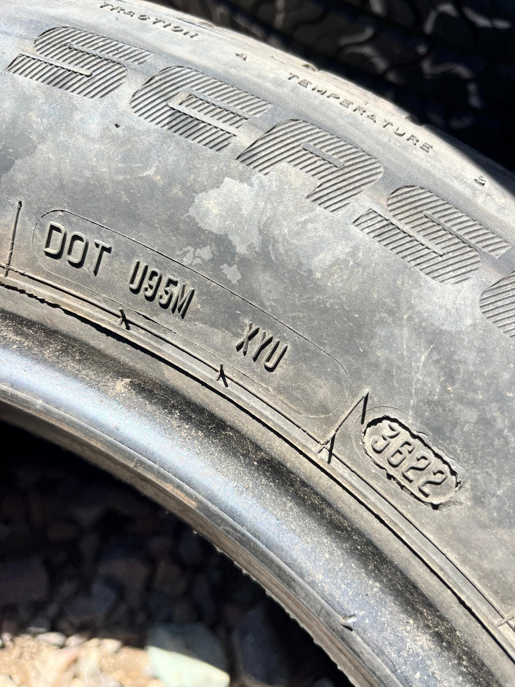 215/60R16 Single (1 Used Tire) Arizonian Silver Edition
