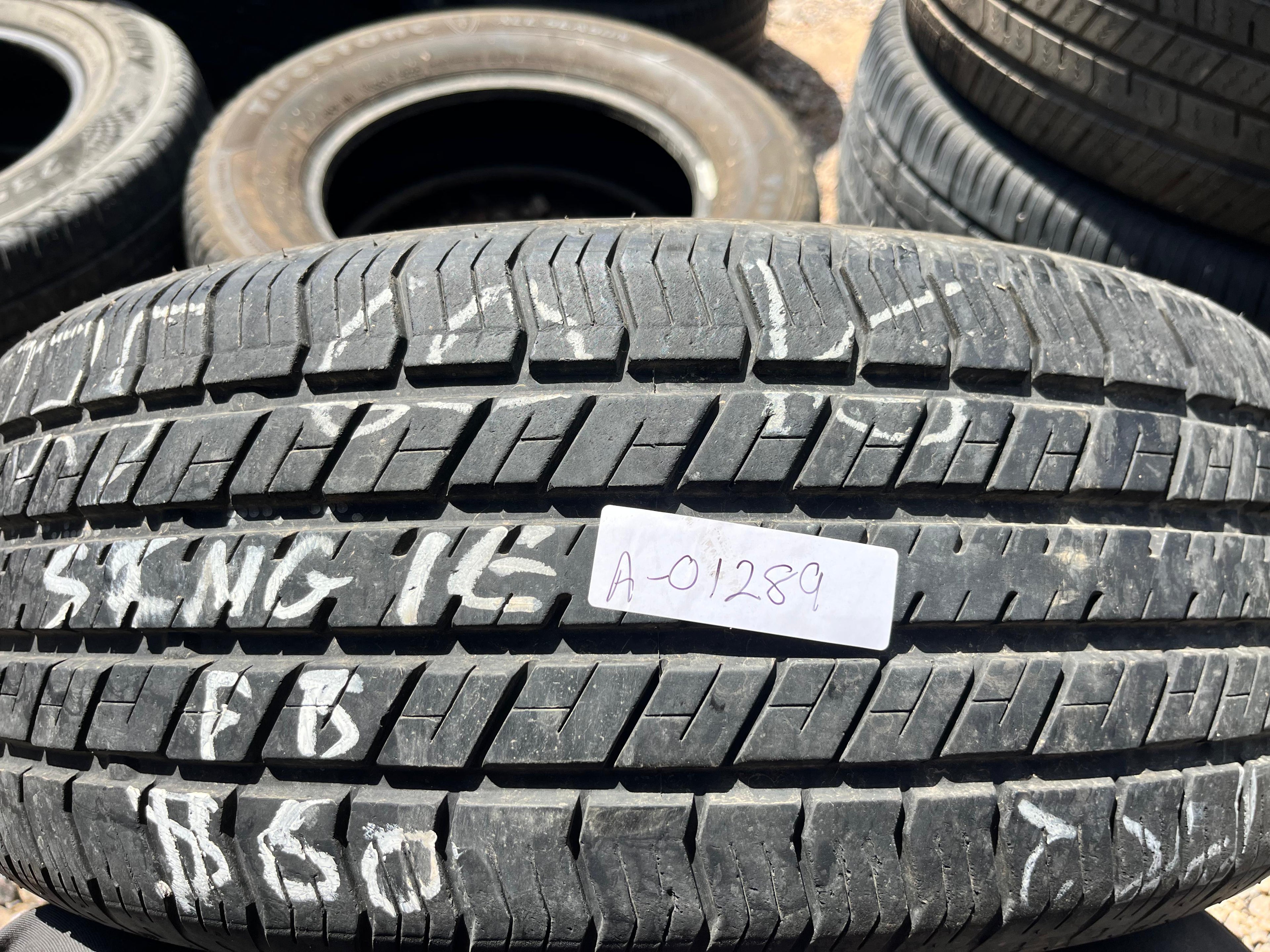 225/60R16 Single (1 Used Tie) Radial LL821 Epic Tour