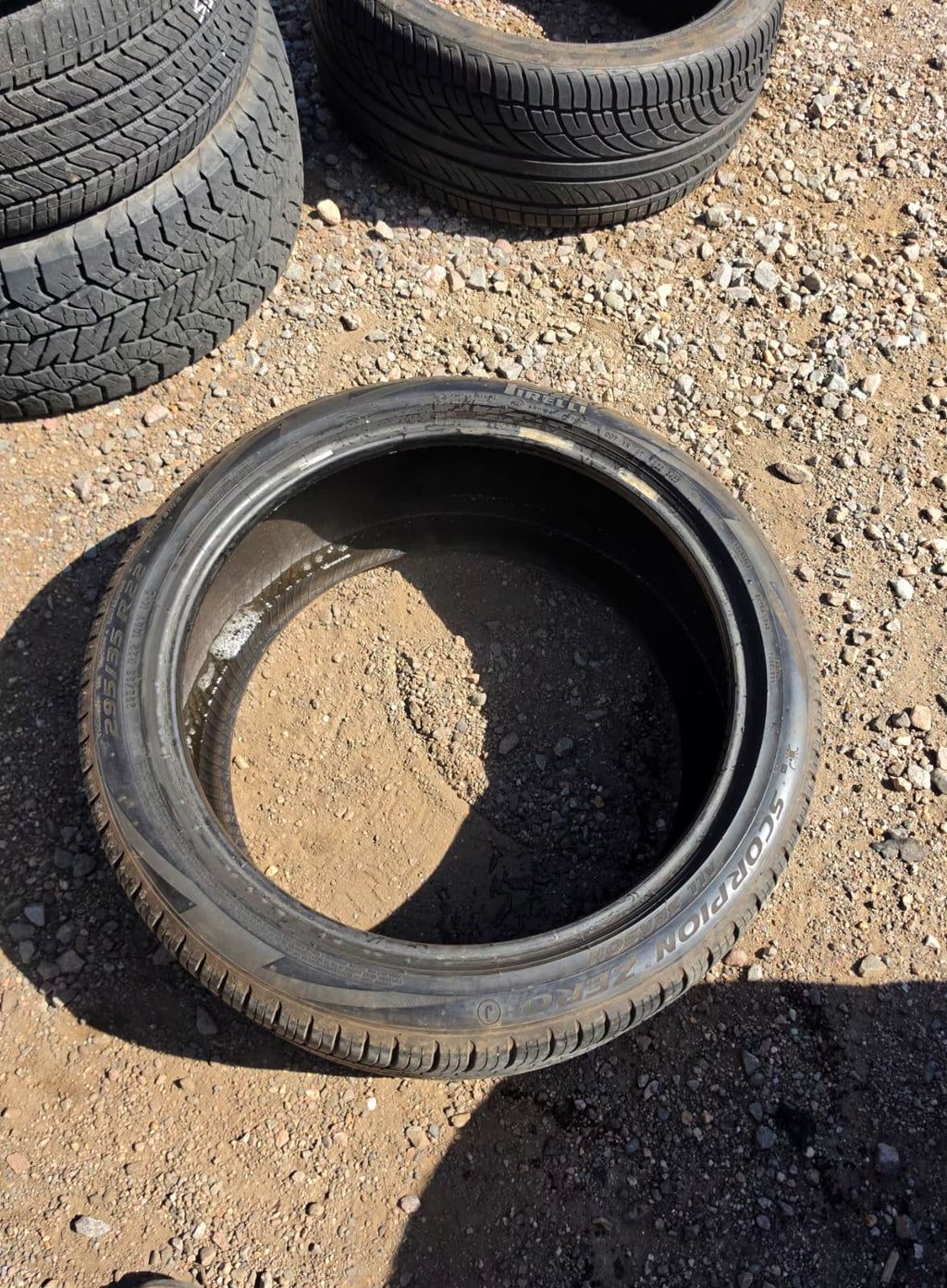 295/35R22 Single (1 Used Tire) Pirelli Scorpion Zero