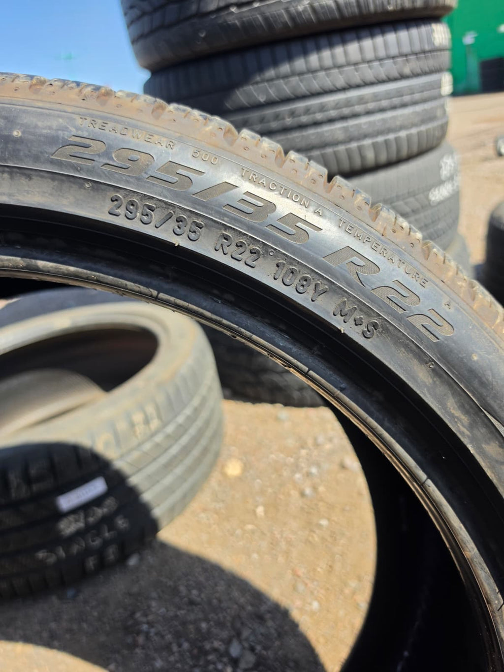 295/35R22 Single (1 Used Tire) Pirelli Scorpion Zero