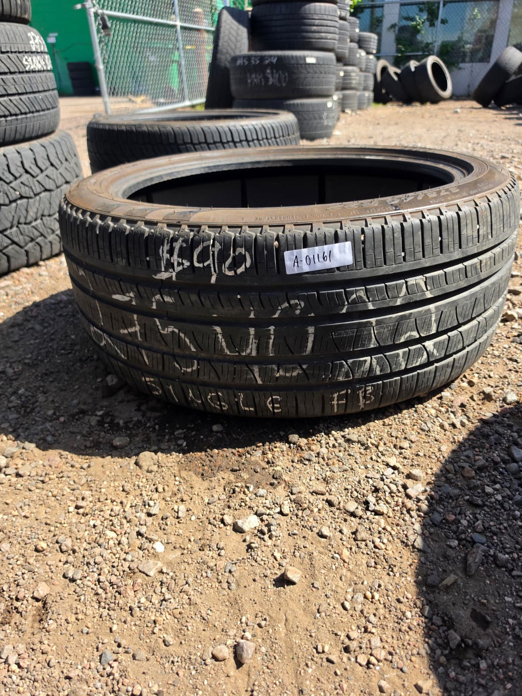 275/45R22 Single (1 Used Tire) Pirelli Scorpion Verde