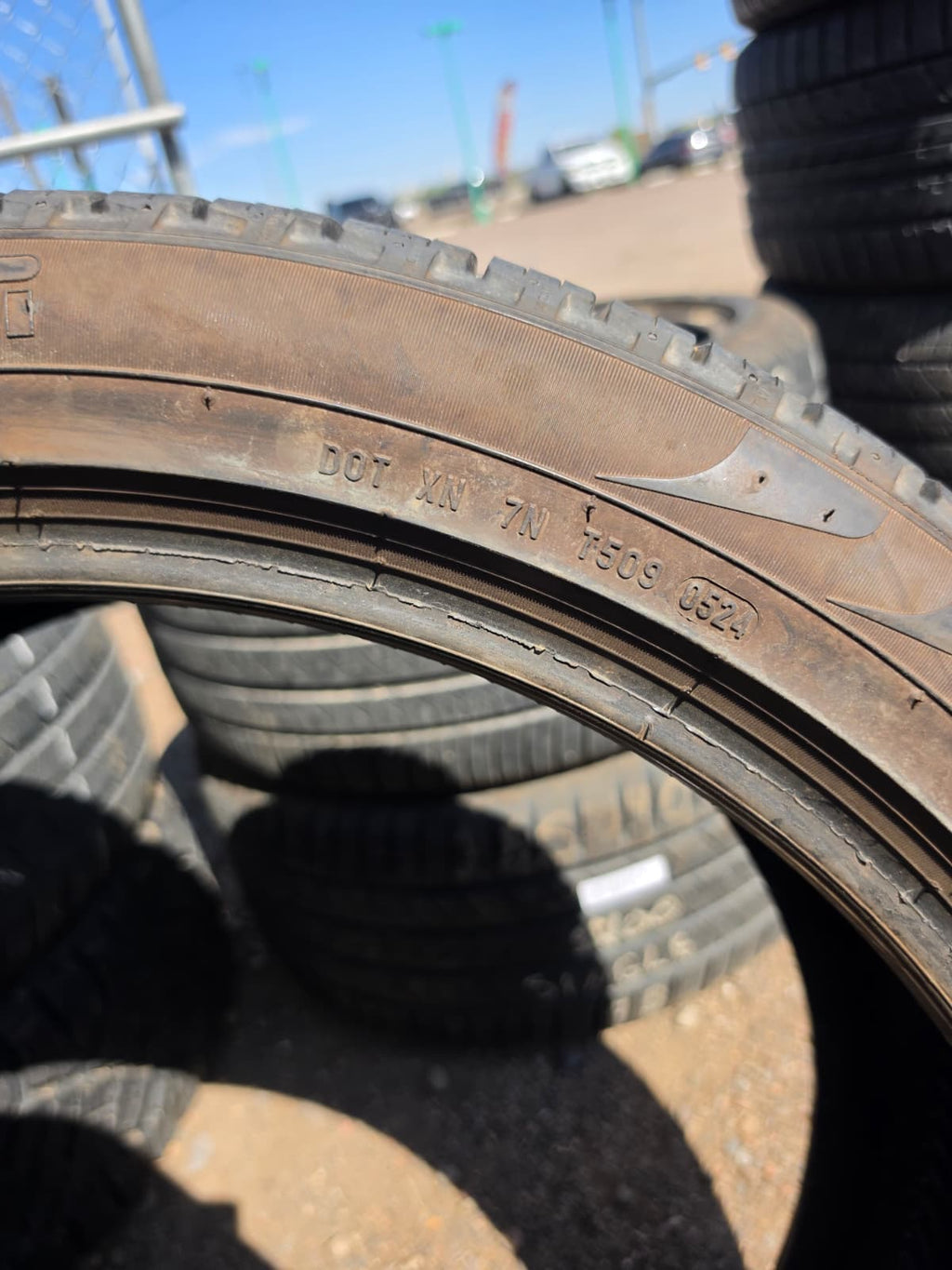 275/45R22 Single (1 Used Tire) Pirelli Scorpion Verde