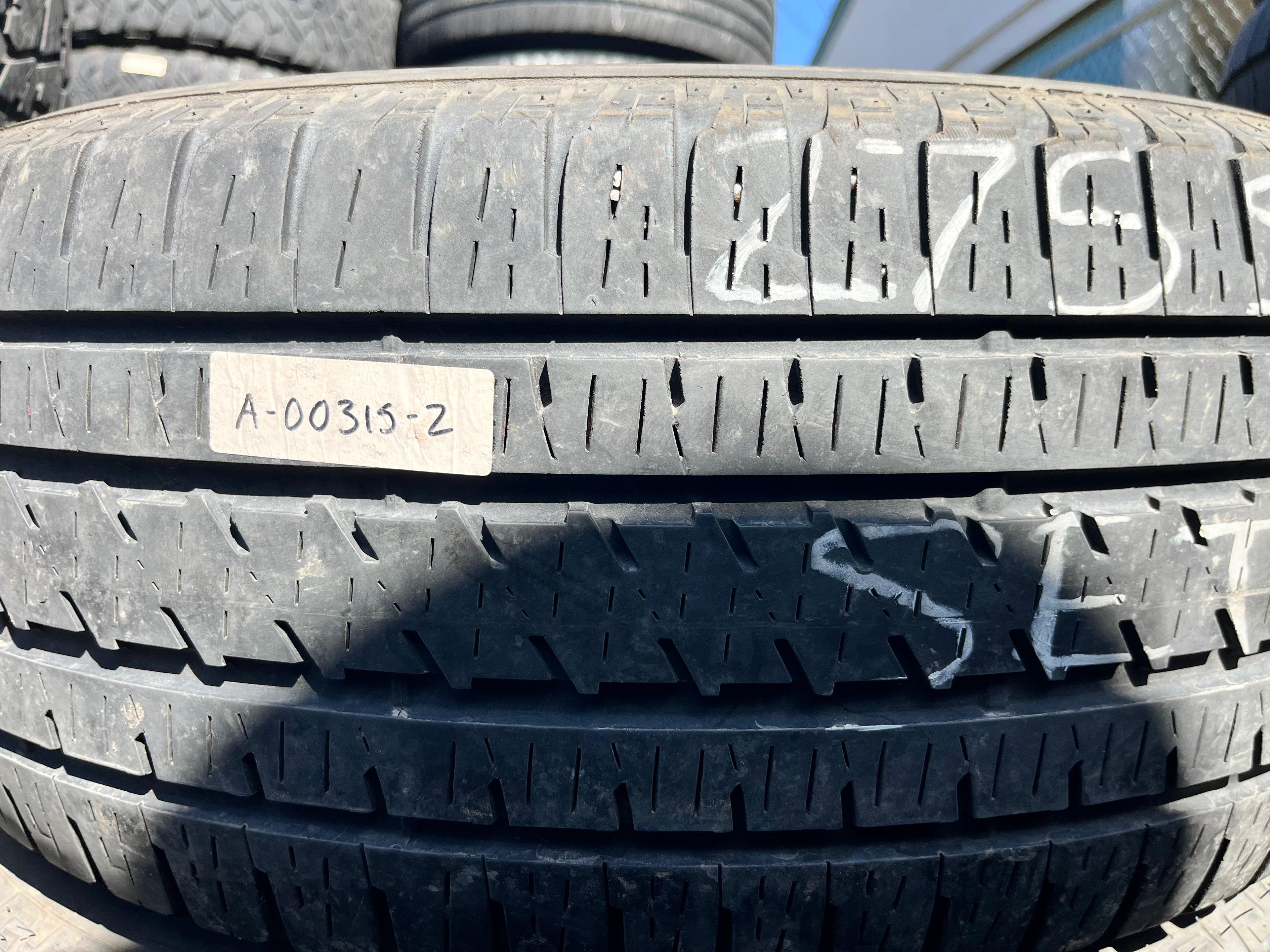 275/55R20 (3 Used Tires) Bridgestone Dueler Alenza
