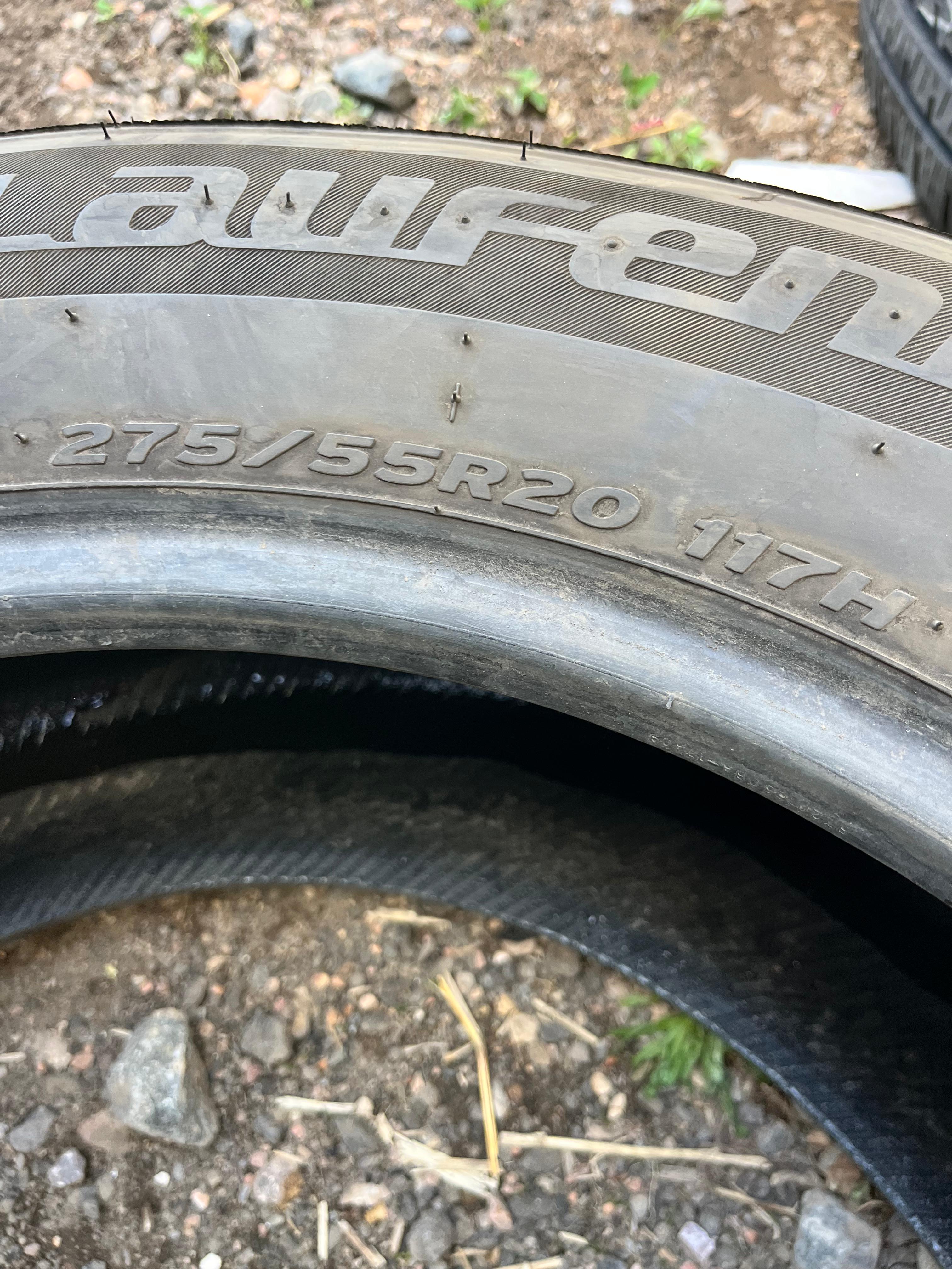 275/55R20 Pair (2 Used Tires) Laufenn X FIT HT