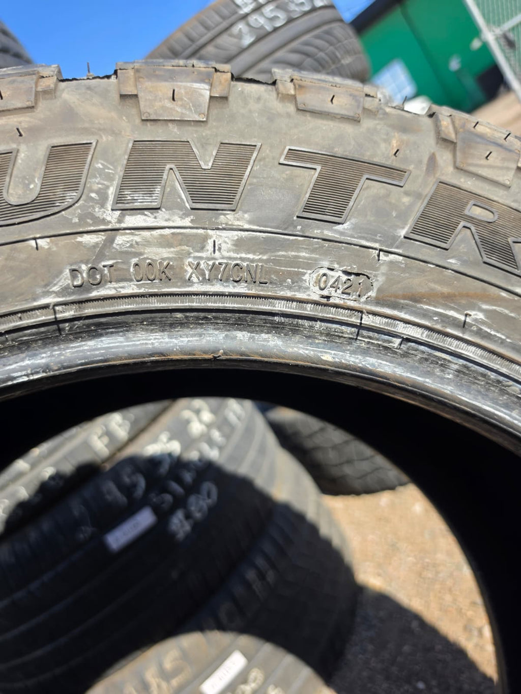 LT35X12.50R22 Single (1 Used Tire) Ironman All Country