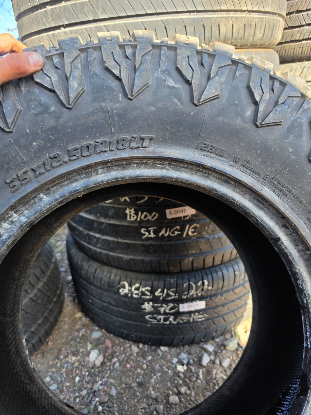 LT35X12.50R18 Single (1 Used Tire) Patriot Rugged Terrain