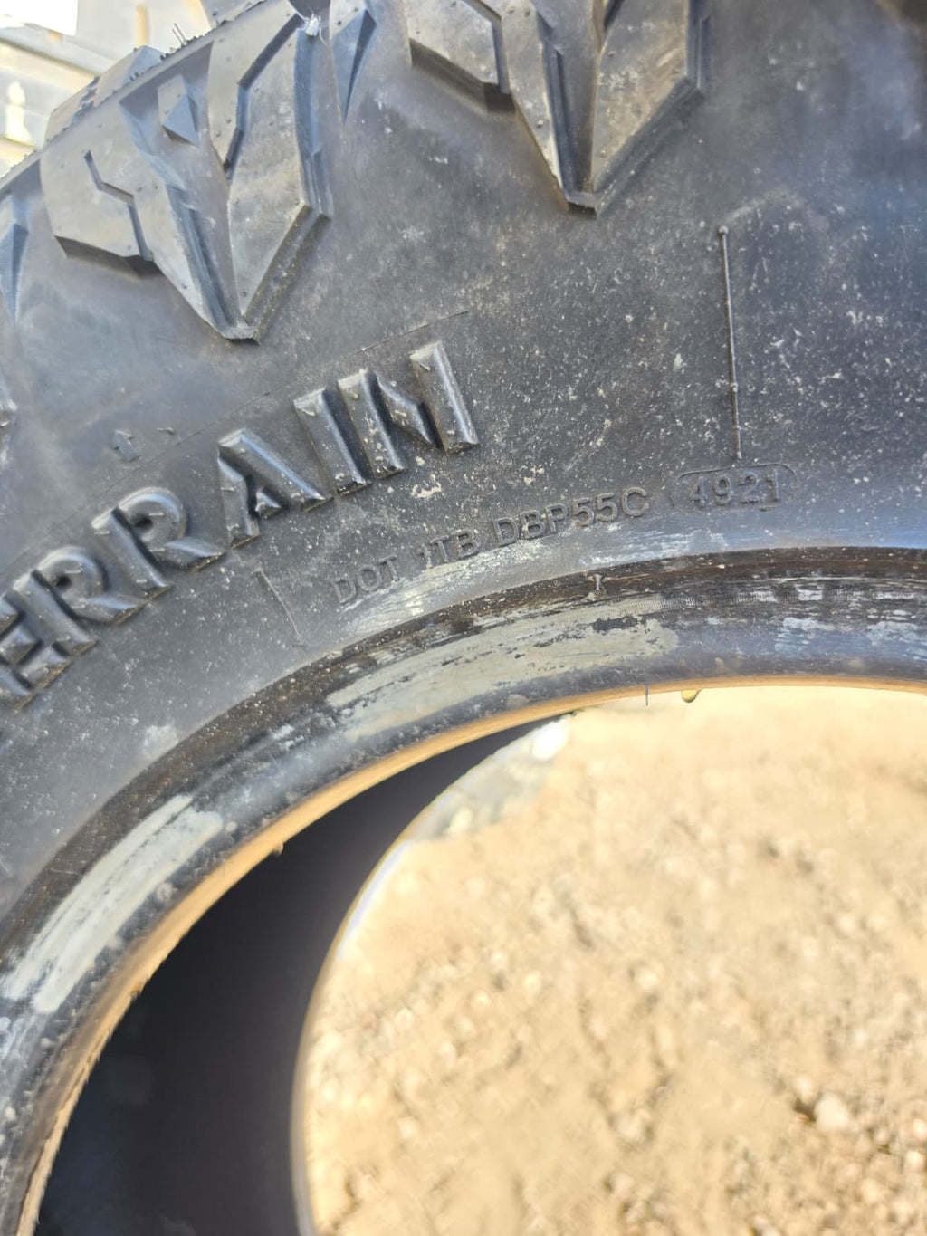 LT35X12.50R18 Single (1 Used Tire) Patriot Rugged Terrain