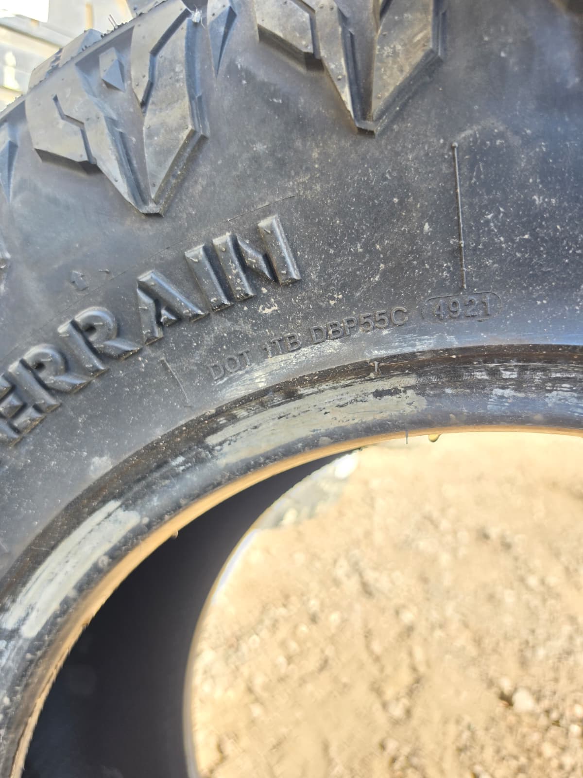 LT35X12.50R18 Single (1 Used Tire) Patriot Rugged Terrain