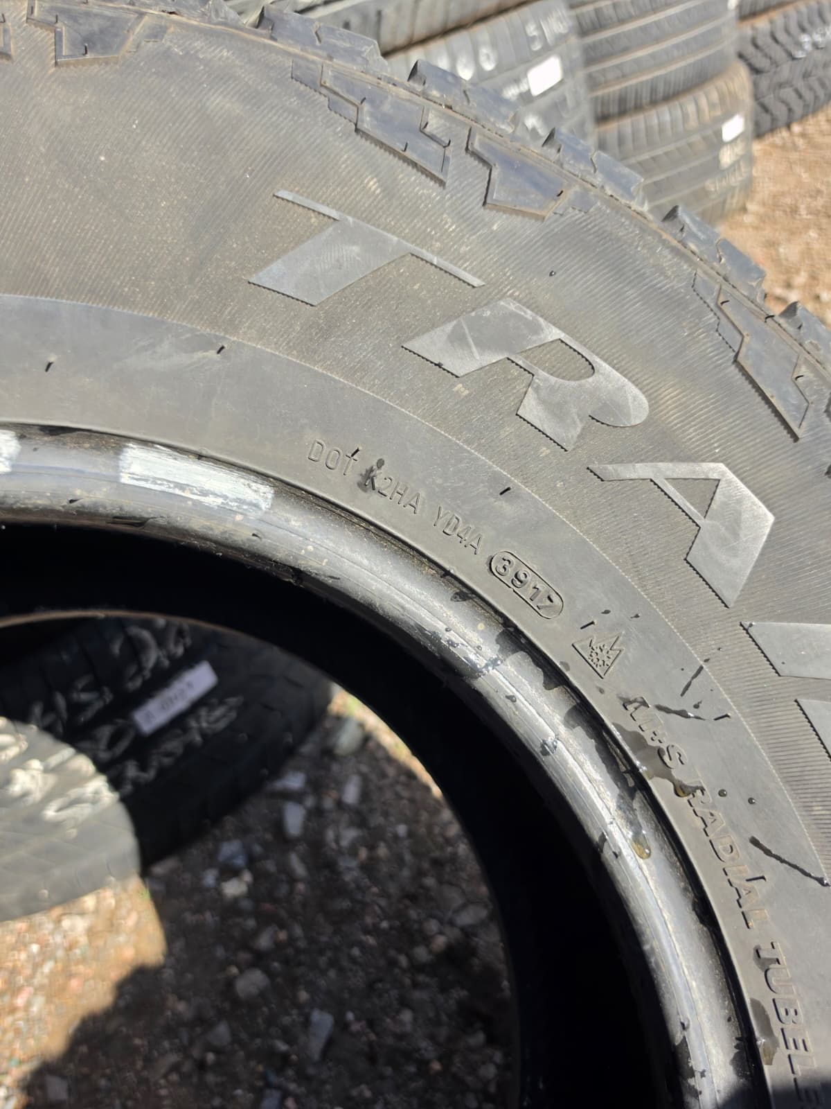 LT285/75R16 Single (1 Used Tire) TrailFinder All Terrain