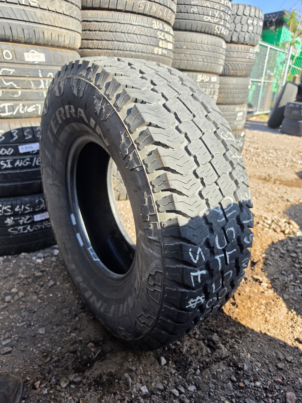 LT285/75R16 Single (1 Used Tire) TrailFinder All Terrain