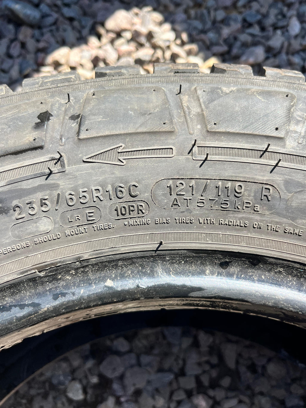 205/65R16C Single (1 Used Tire) Michelin Agilis CrossClimate ❄️