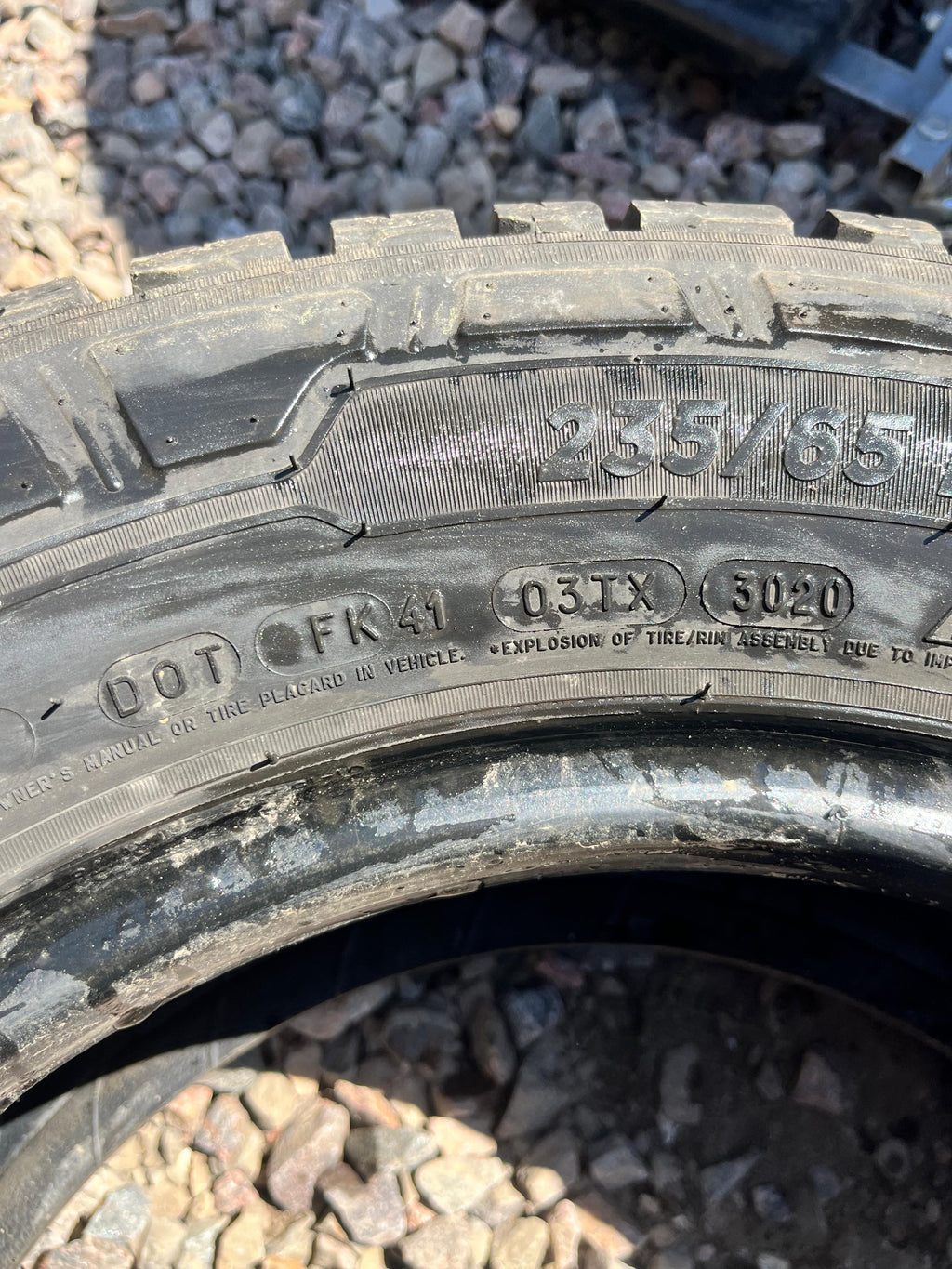 205/65R16C Single (1 Used Tire) Michelin Agilis CrossClimate ❄️
