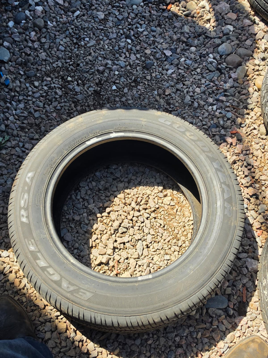 225/60ZR18 Single (1 Used Tire) Goodyear Eagle RS-A&nbsp;