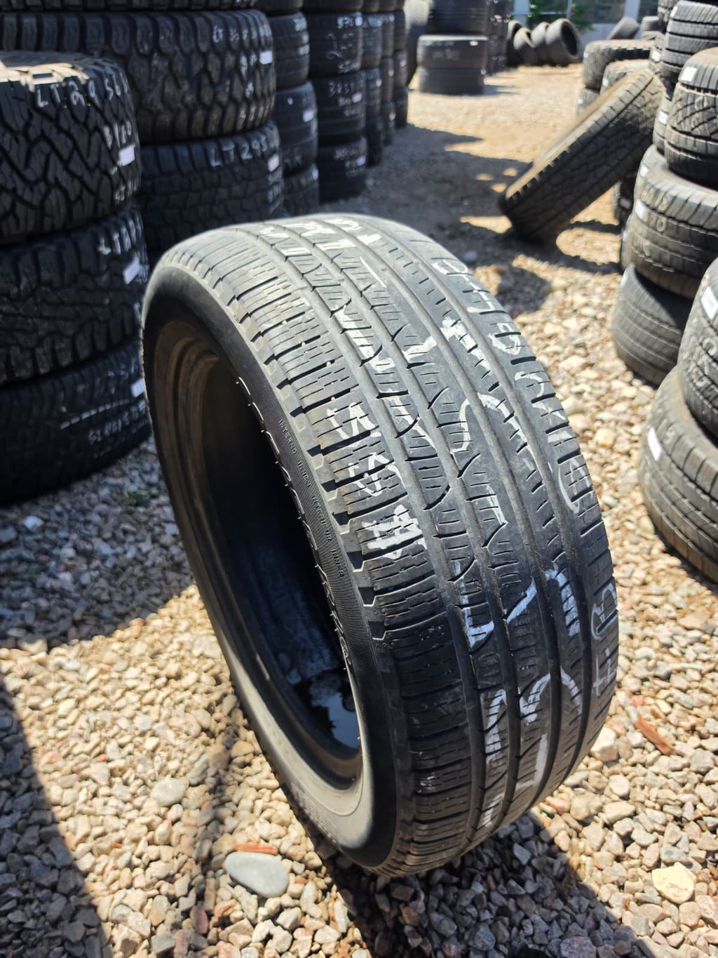 235/55R18 Single (1 Used Tire) Pirelli Scorpion Verde
