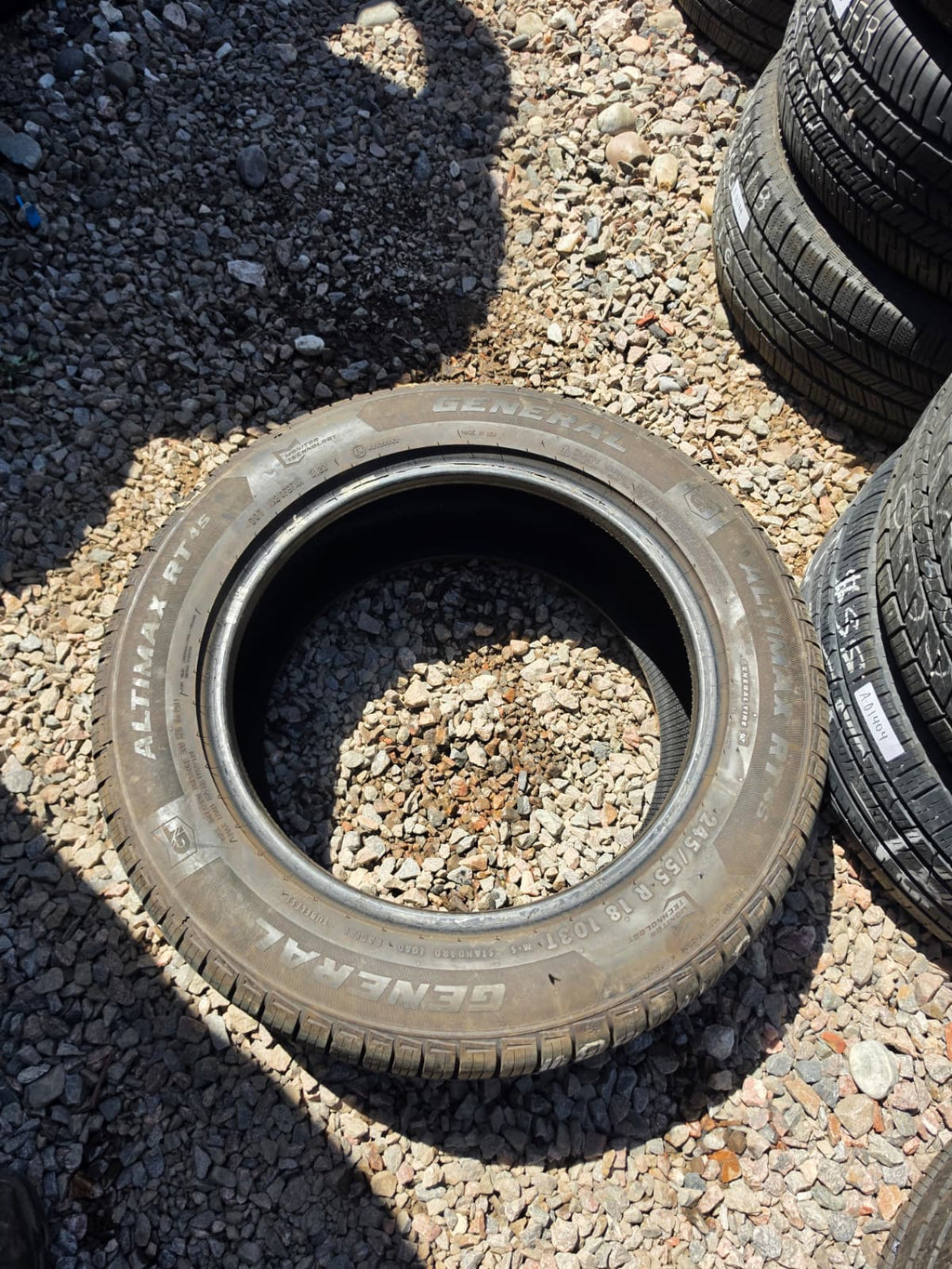 245/55R18 Single (1 Used Tire) General Altimax RT