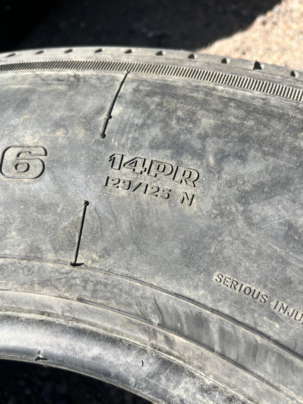 ST235/85R16 Single (1 Used Tire) Hartland Radial ST