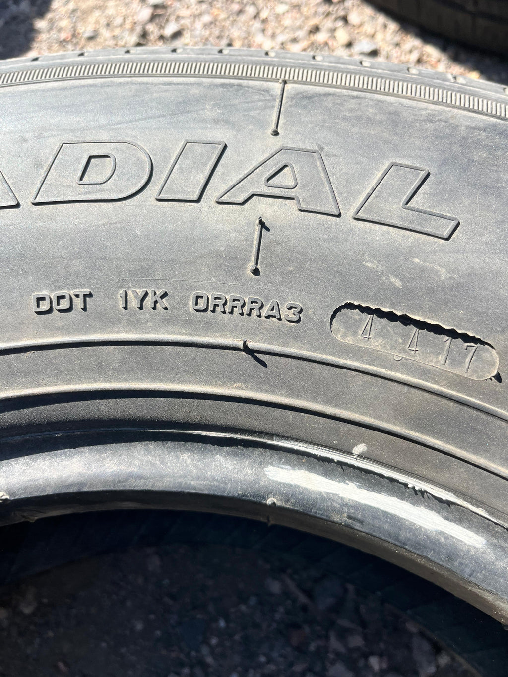 ST235/85R16 Single (1 Used Tire) Hartland Radial ST