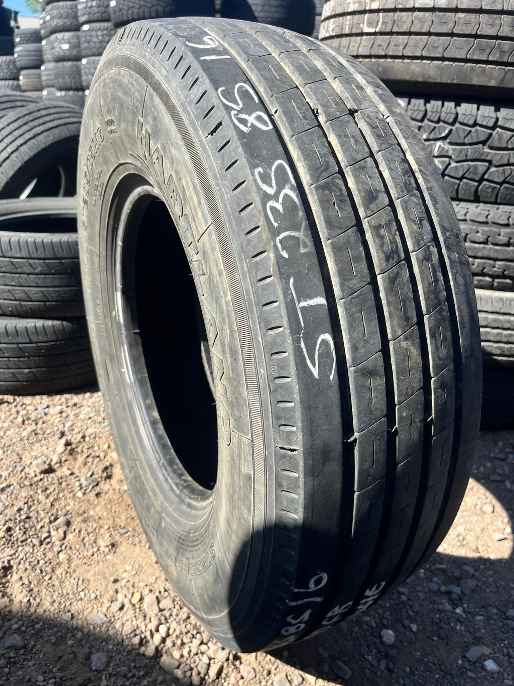 ST235/85R16 Single (1 Used Tire) Hartland Radial ST