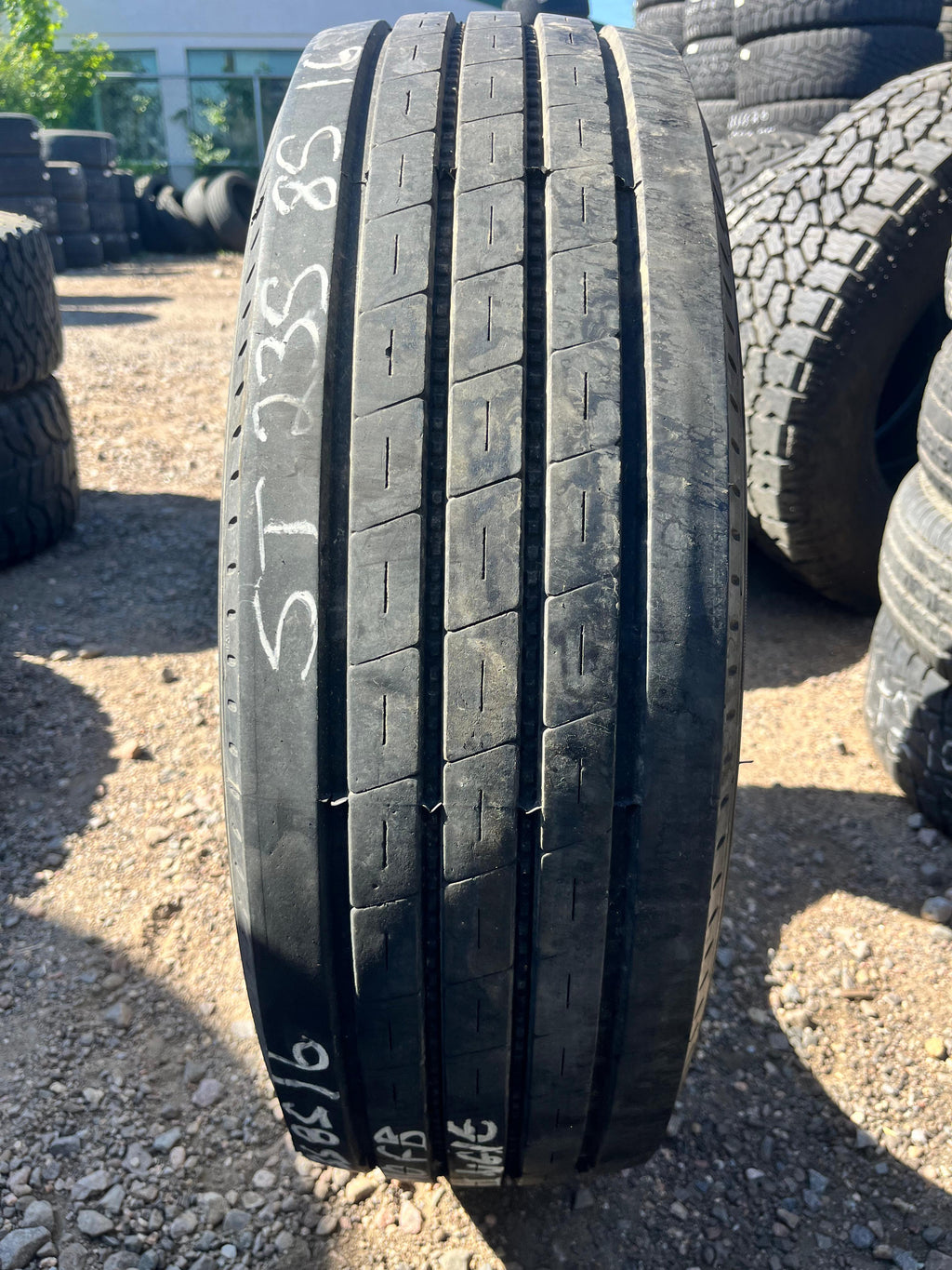 ST235/85R16 Single (1 Used Tire) Hartland Radial ST