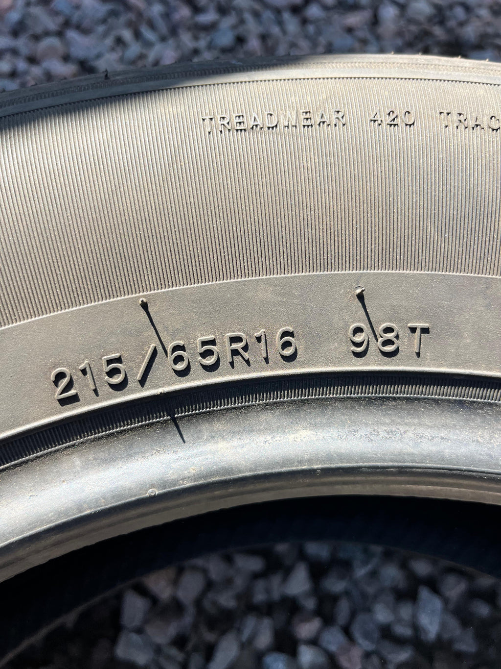 215/65R16 Single (1 Used Tire) BlackHawk Street-H (HH11)