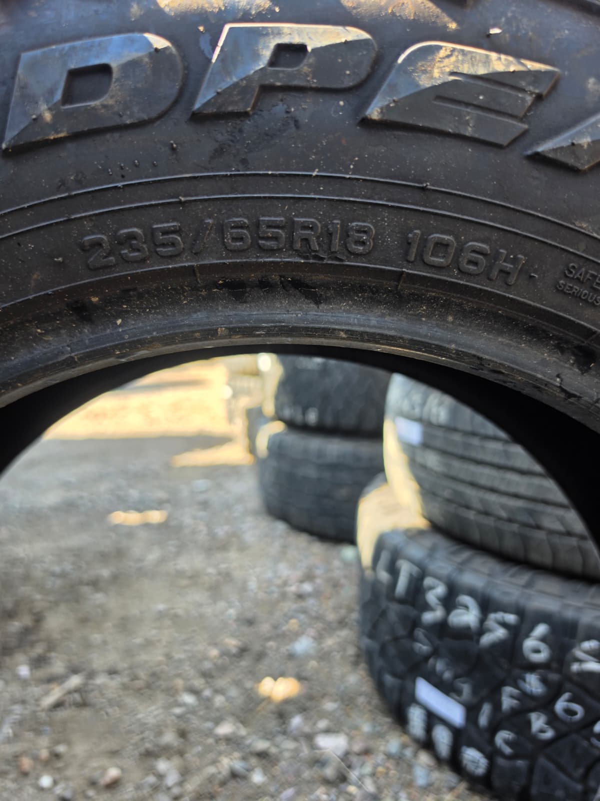 235/65R18 Single (1 Used Tire) Falken WildPeak AT Trail