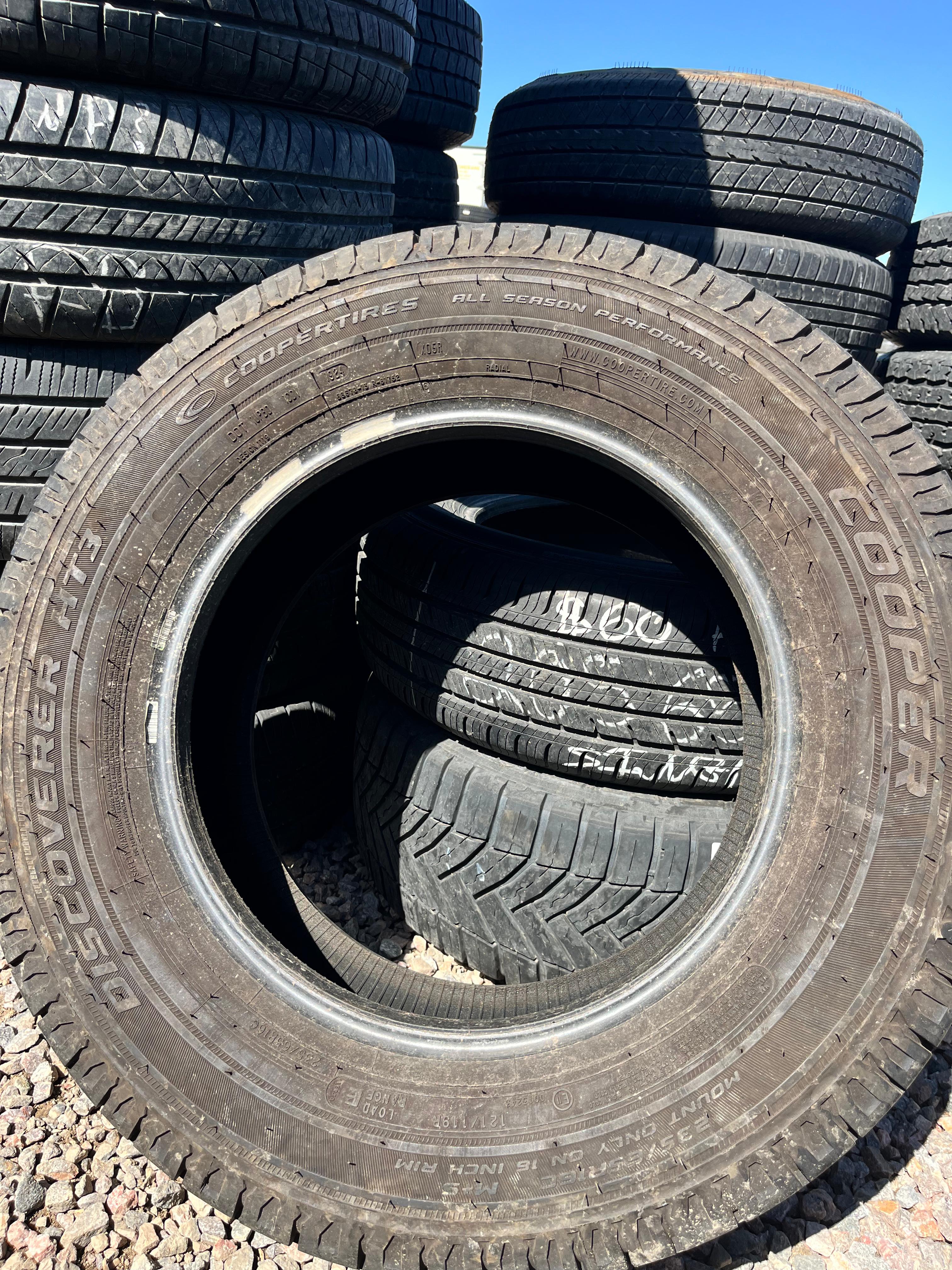 225/65R16C Single (1 Used Tire) Cooper Discoverer HT3