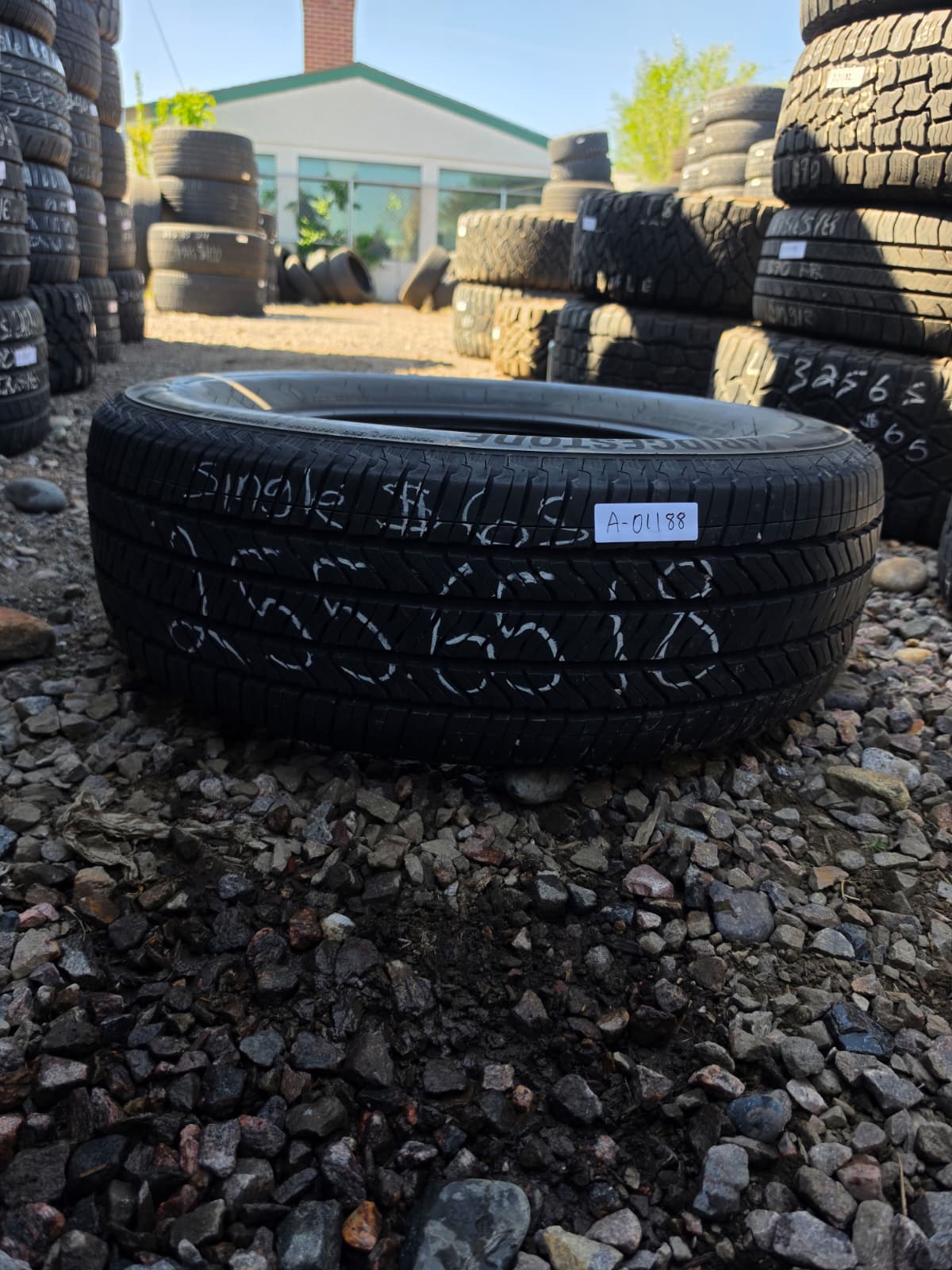 255/65R18 Single (1 Used Tire) Bridgestone Alenza