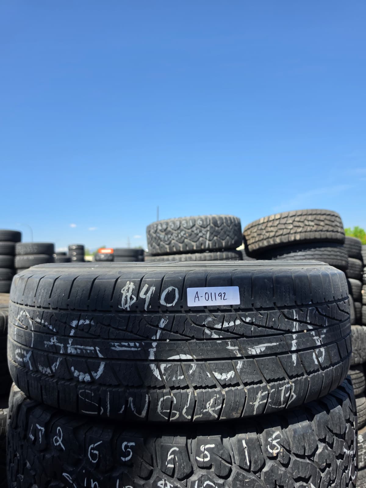 235/65R18 Single (1 Used Tire) Goodyear Assurance