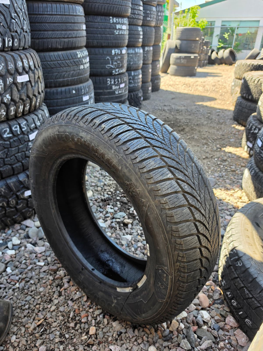 235/65R18 Single (1 Used Tire) Goodyear Winter Command Ultra