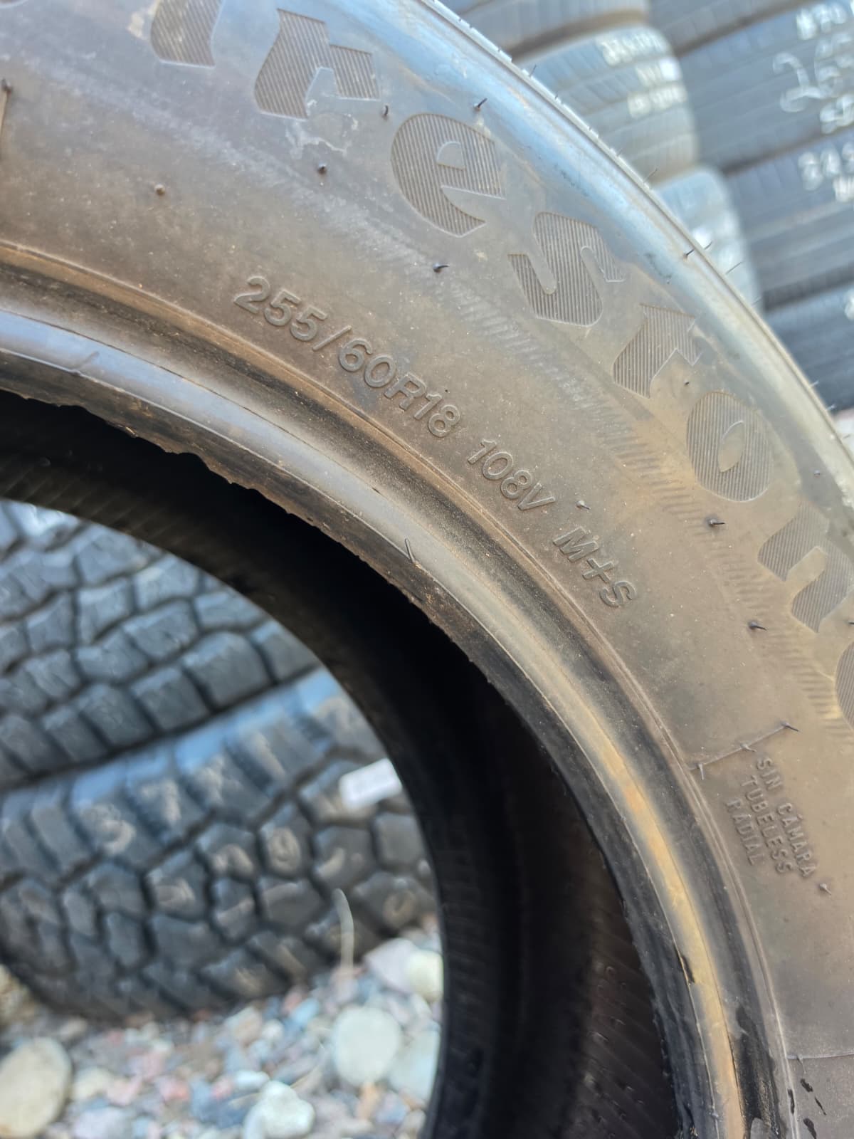 255/60R18 Single (1 Used Tire) FireStone FireHawk Pursuit
