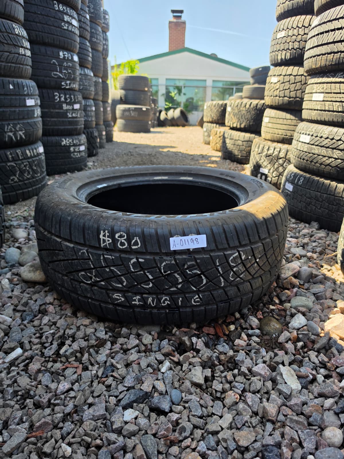 255/60ZR18 Single (1 Used Tire) Continental ExtremContact